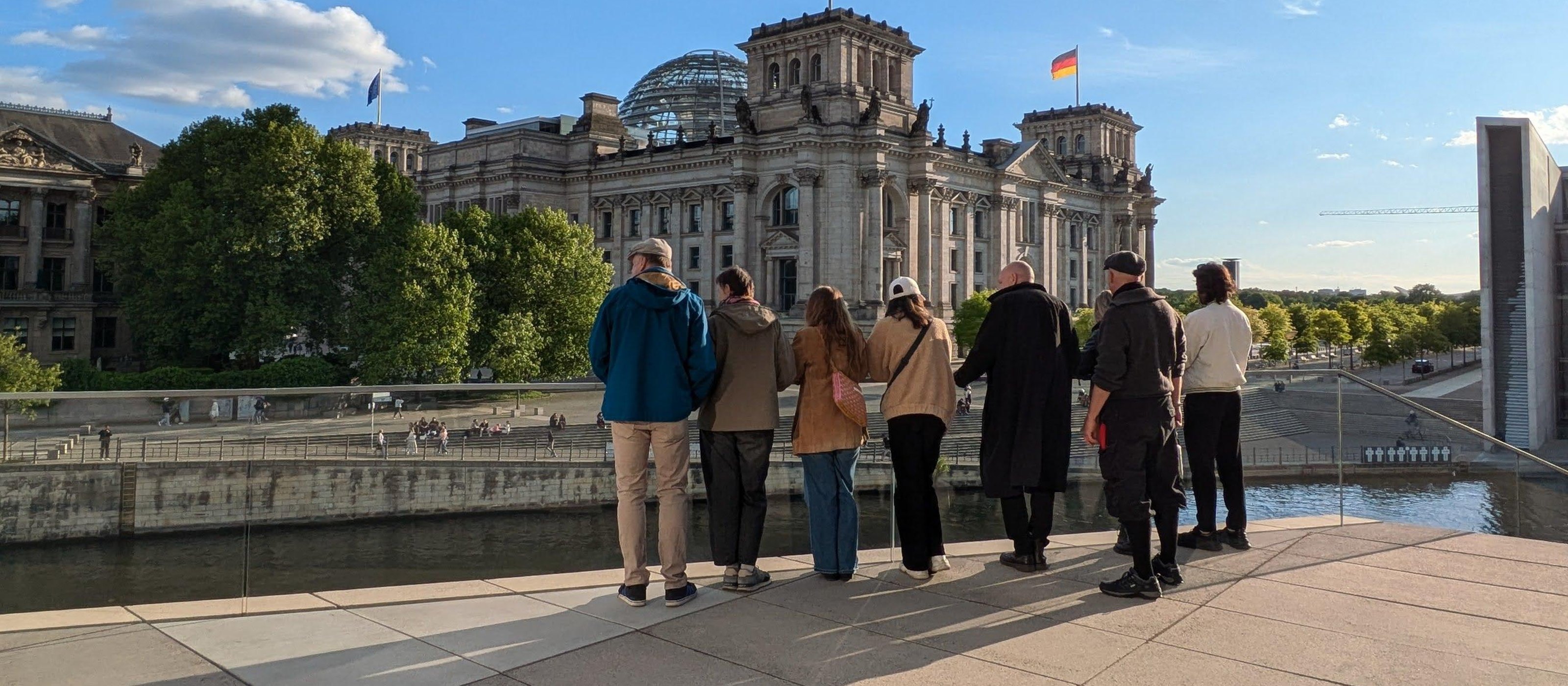 Vládní čtvrť a návštěva kupole sálu Reichstag