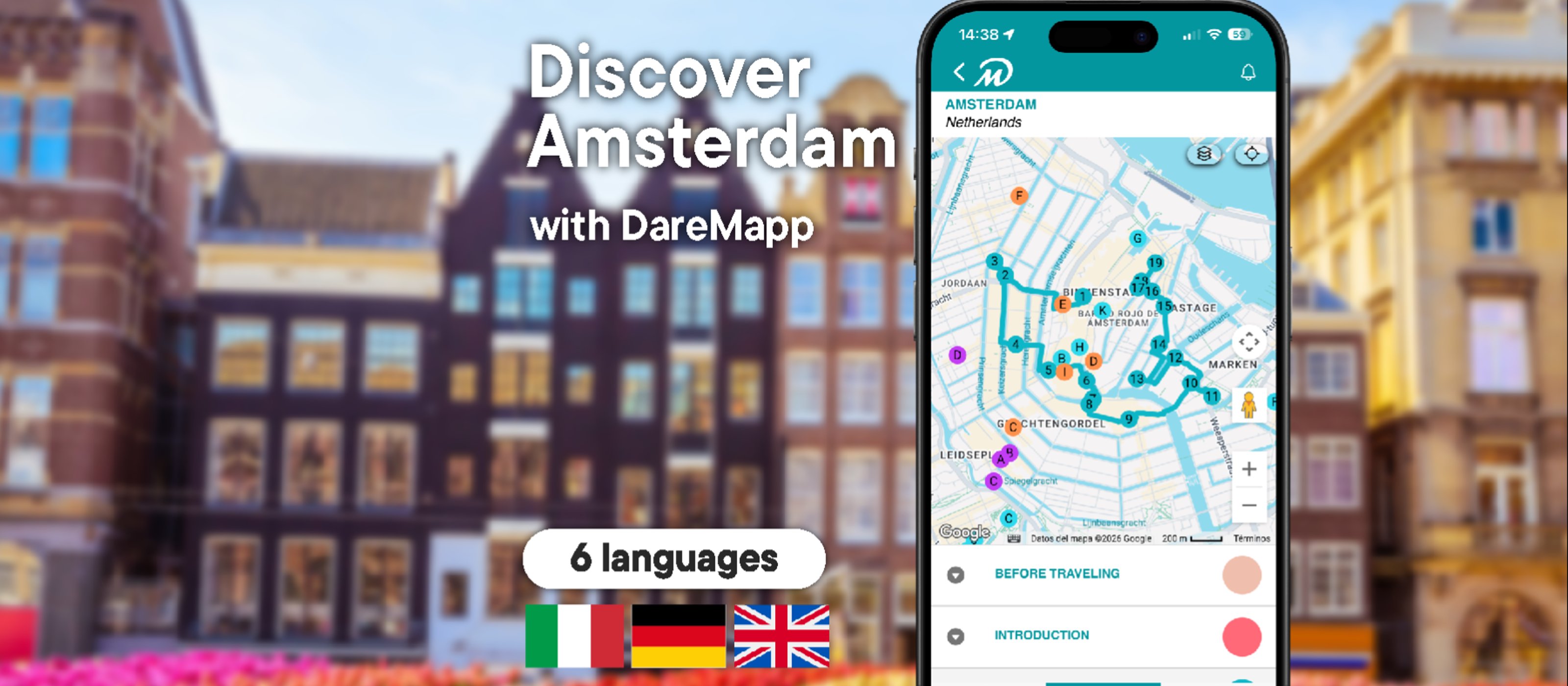 Amsterdam: Private Führung mit Ihrem Handy