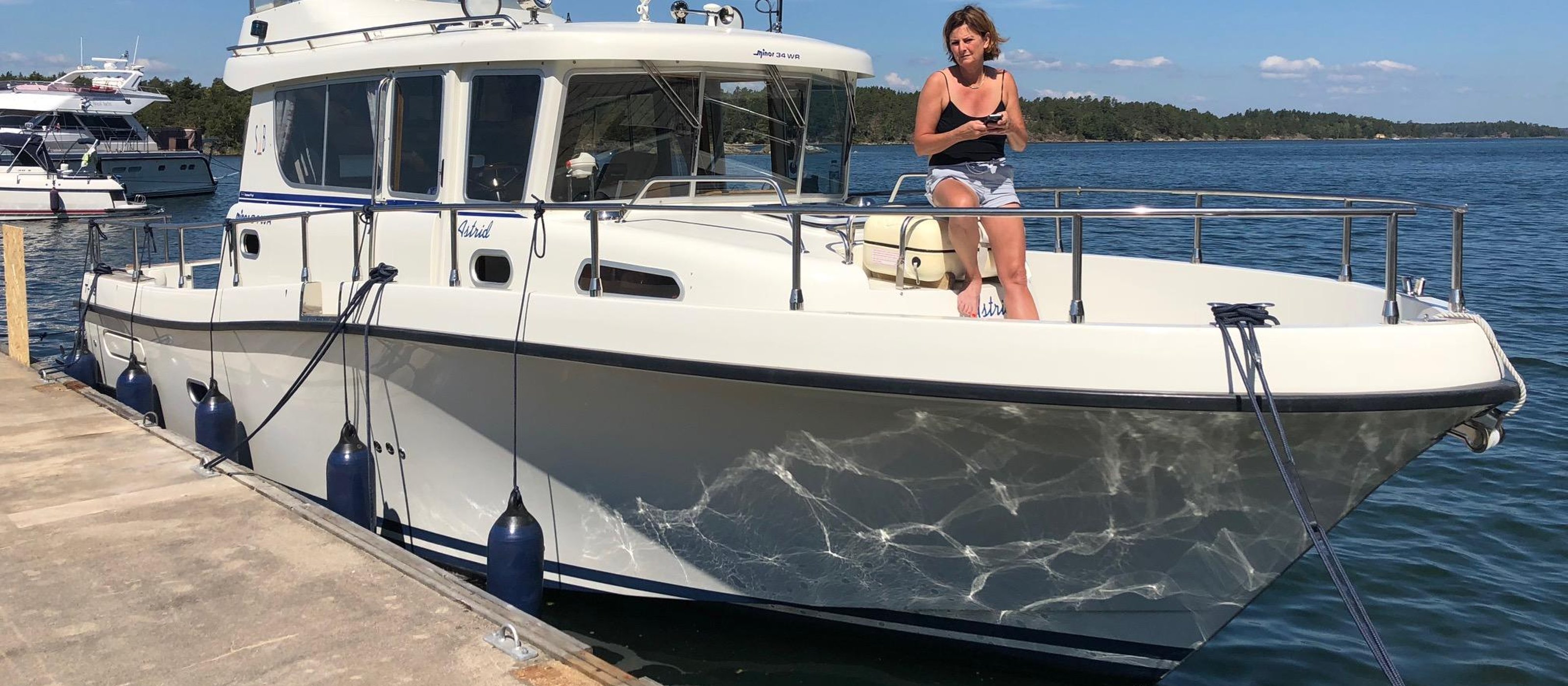 Stockholm 2-stündige private Bootstour mit Kapitän