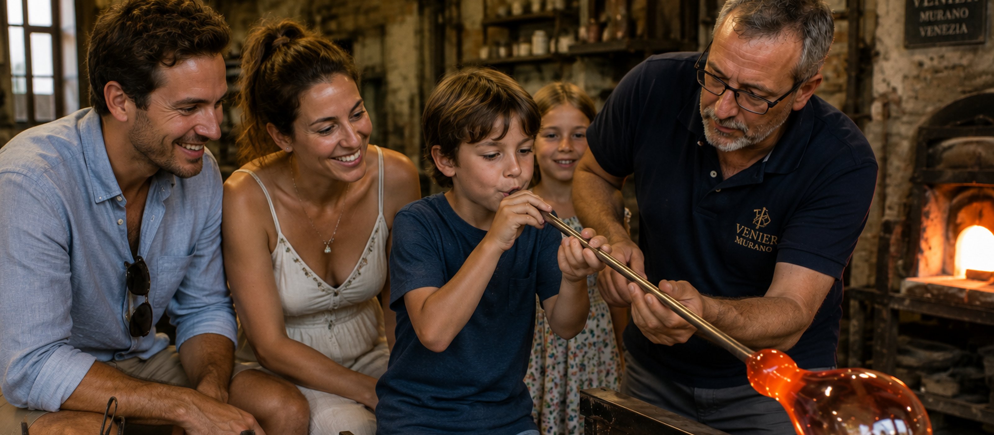 Private Glasfabrik-Tour & Glasbläserei-Workshop