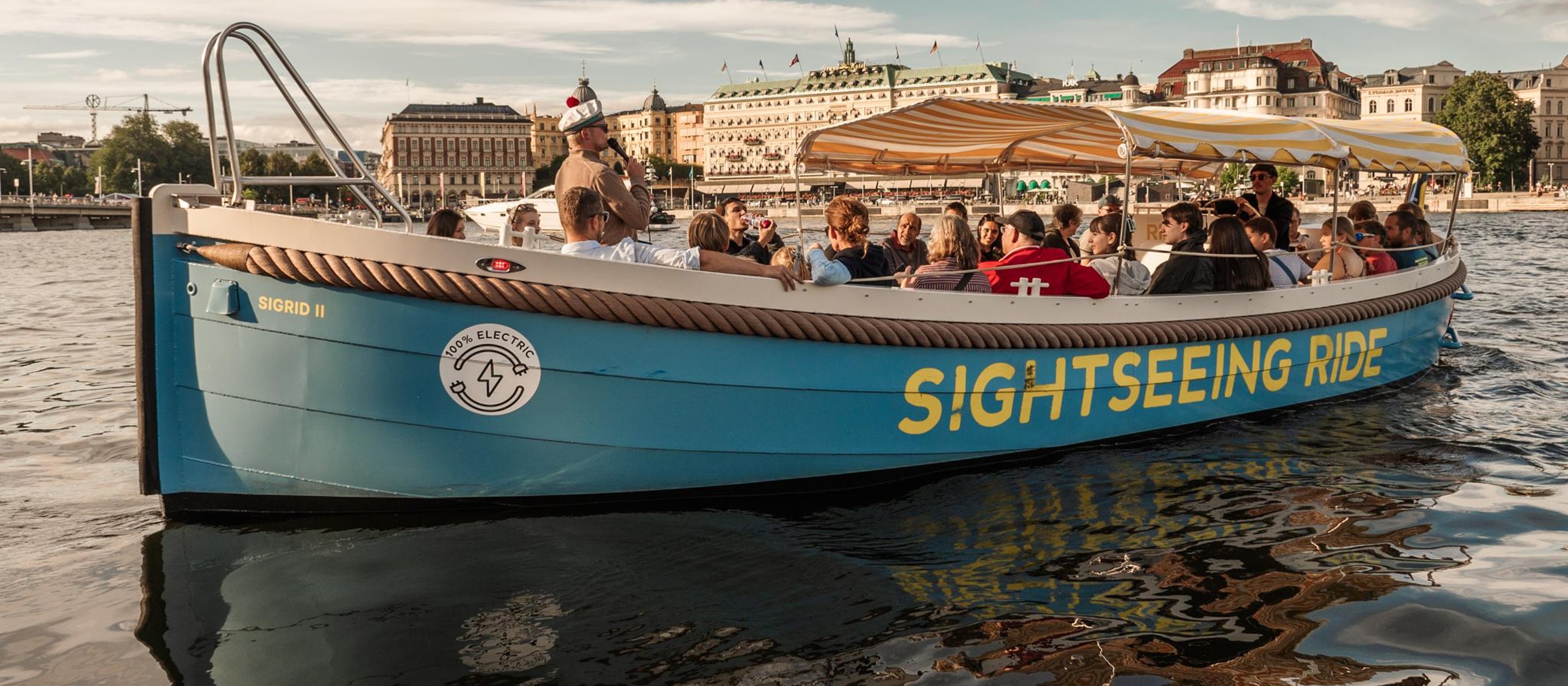 City Sightseeing Stockholm: Hop-on-Hop-off-Bus + Bootstour