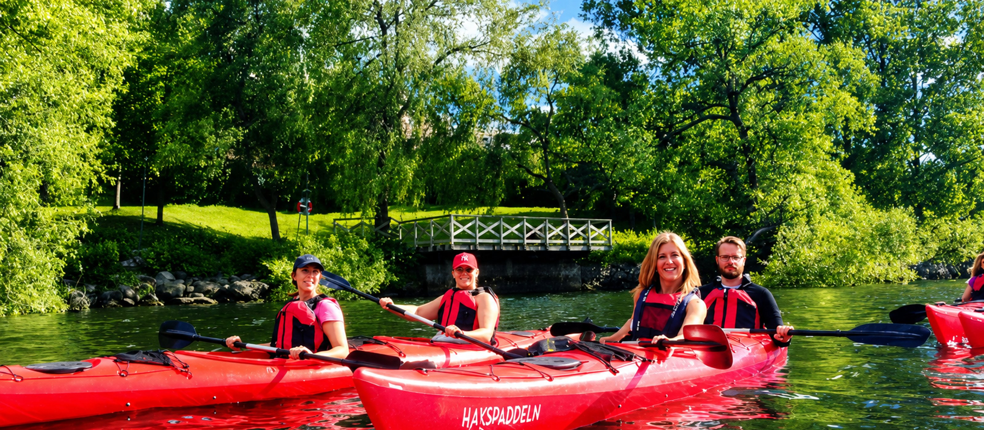Stockholm CountyStockholm: Explore Marvikarna Lake System in a Double Kayak