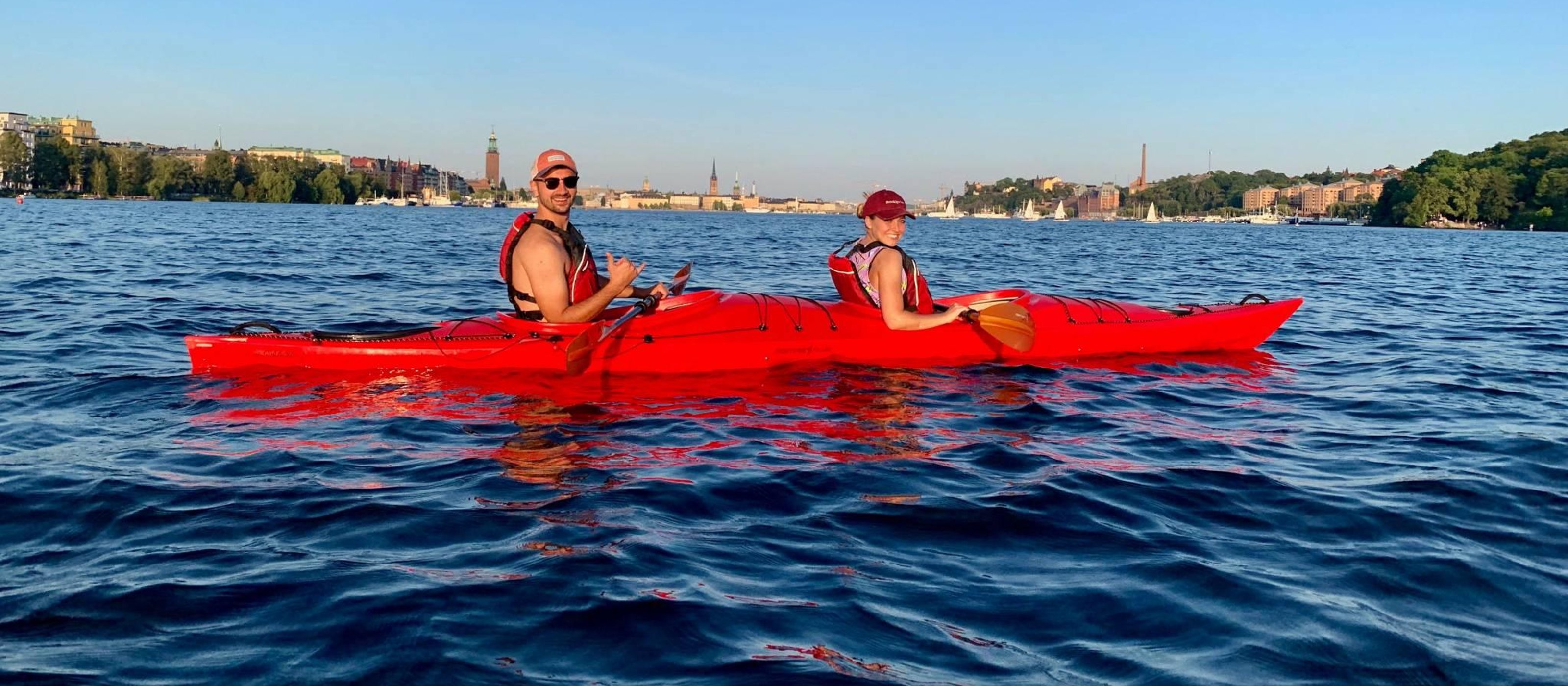 Tages-Kajaktour in Stockholm Stadt