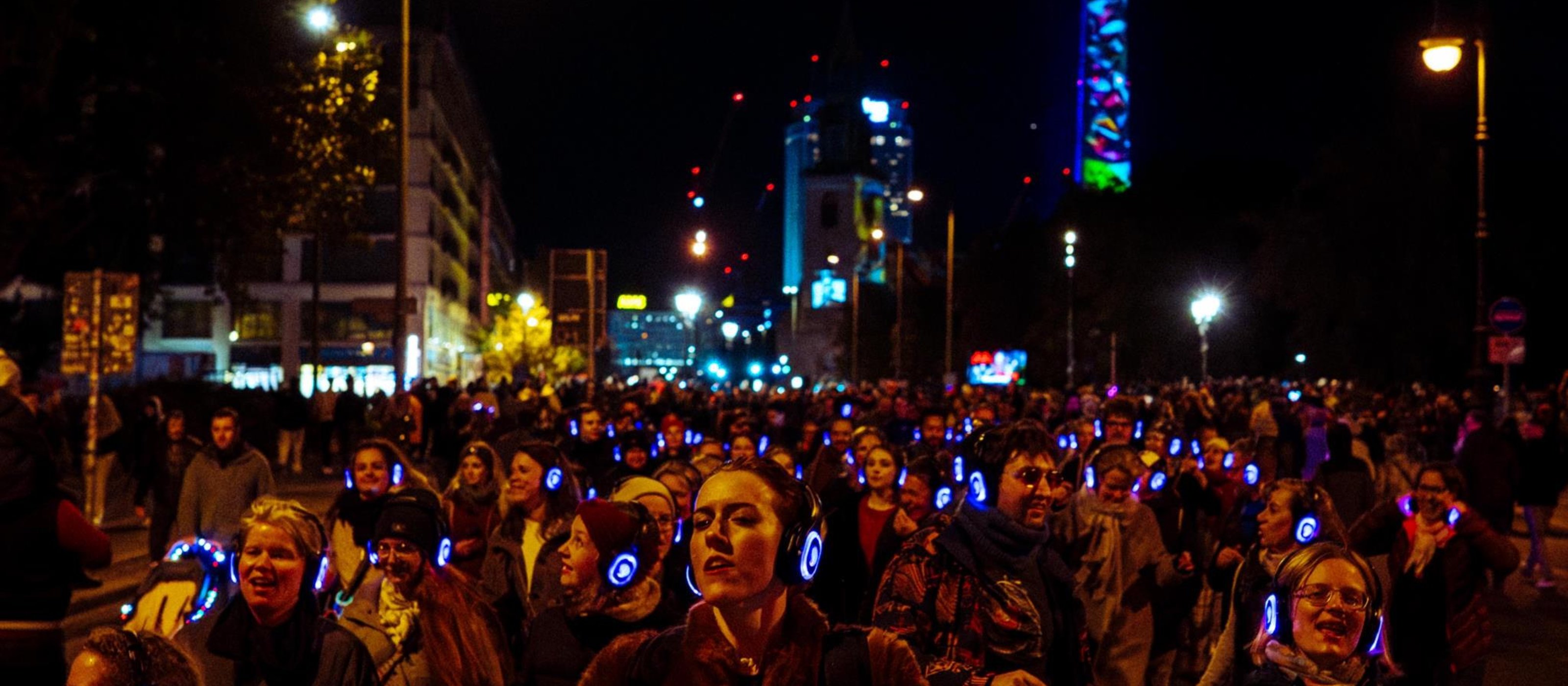 Walk and Dance Silent Disco Tour with 80s / 90s