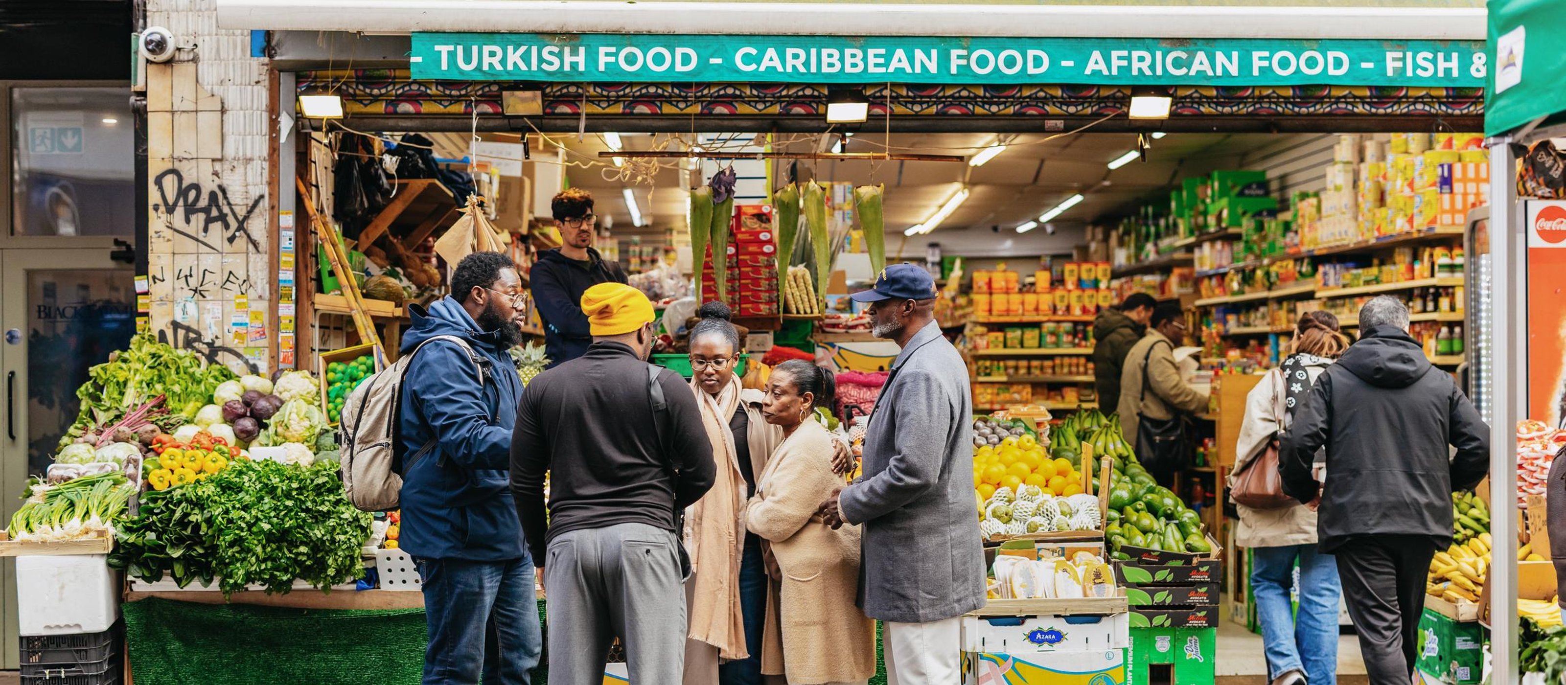 In London Obis Afrikanische & Karibische Essens-Tour in Brixton
