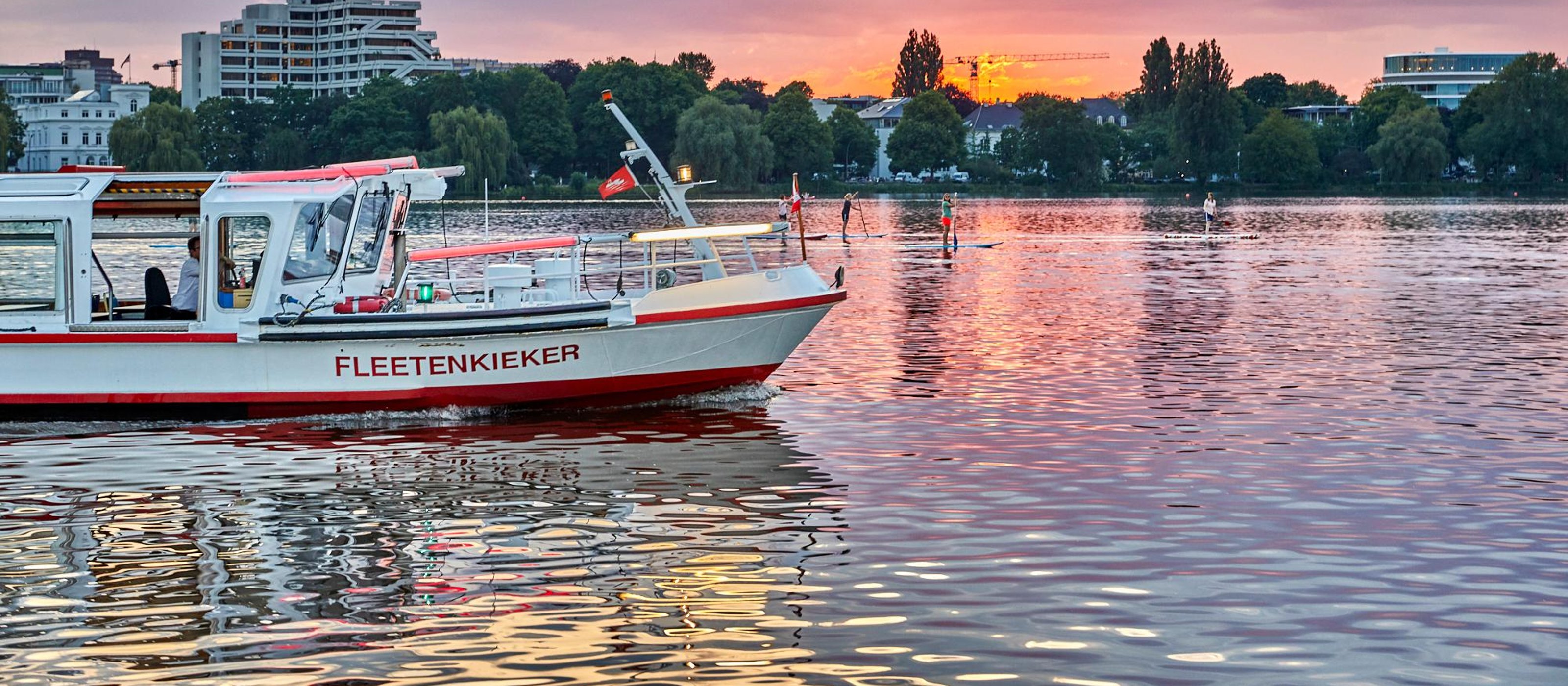 Bootstour im schönsten Licht