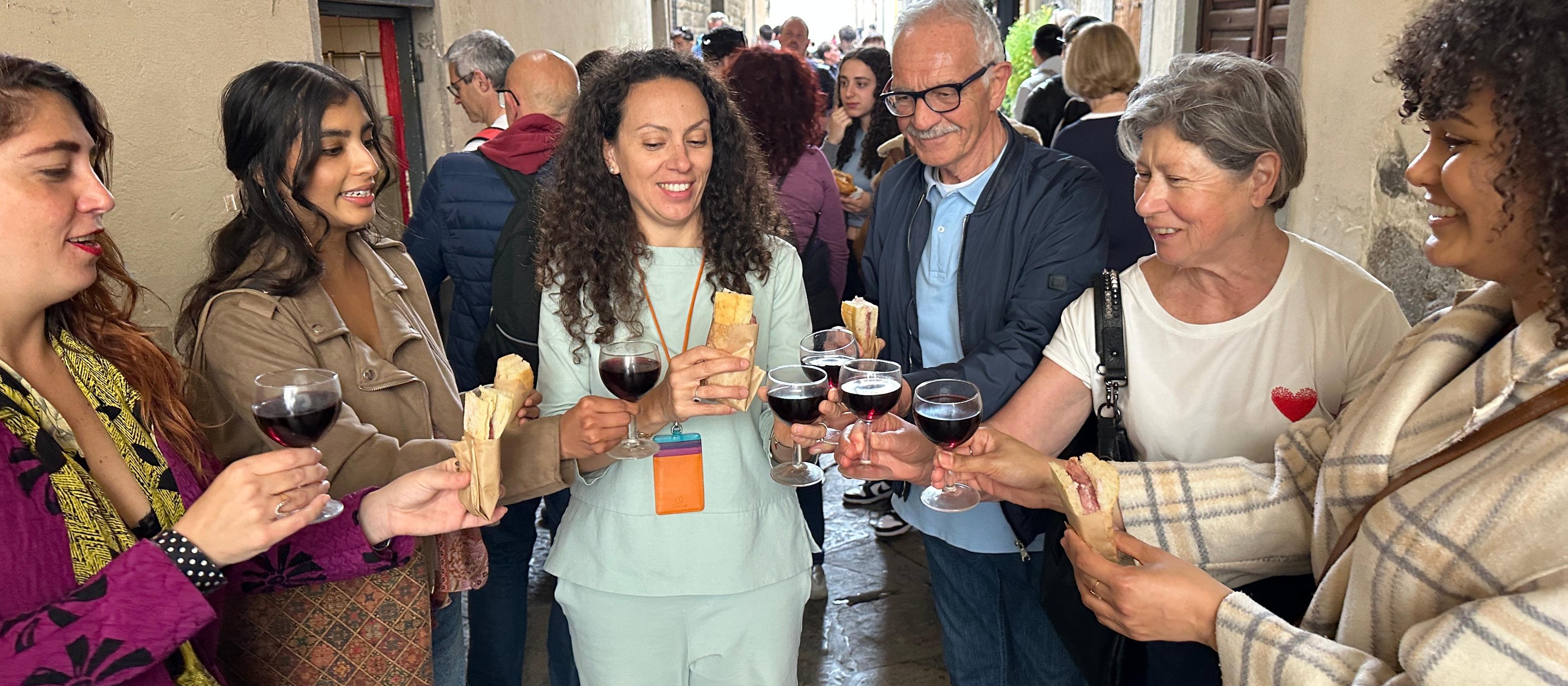 Florenz Altstadt Streetfood-Tour und geführte Besichtigung