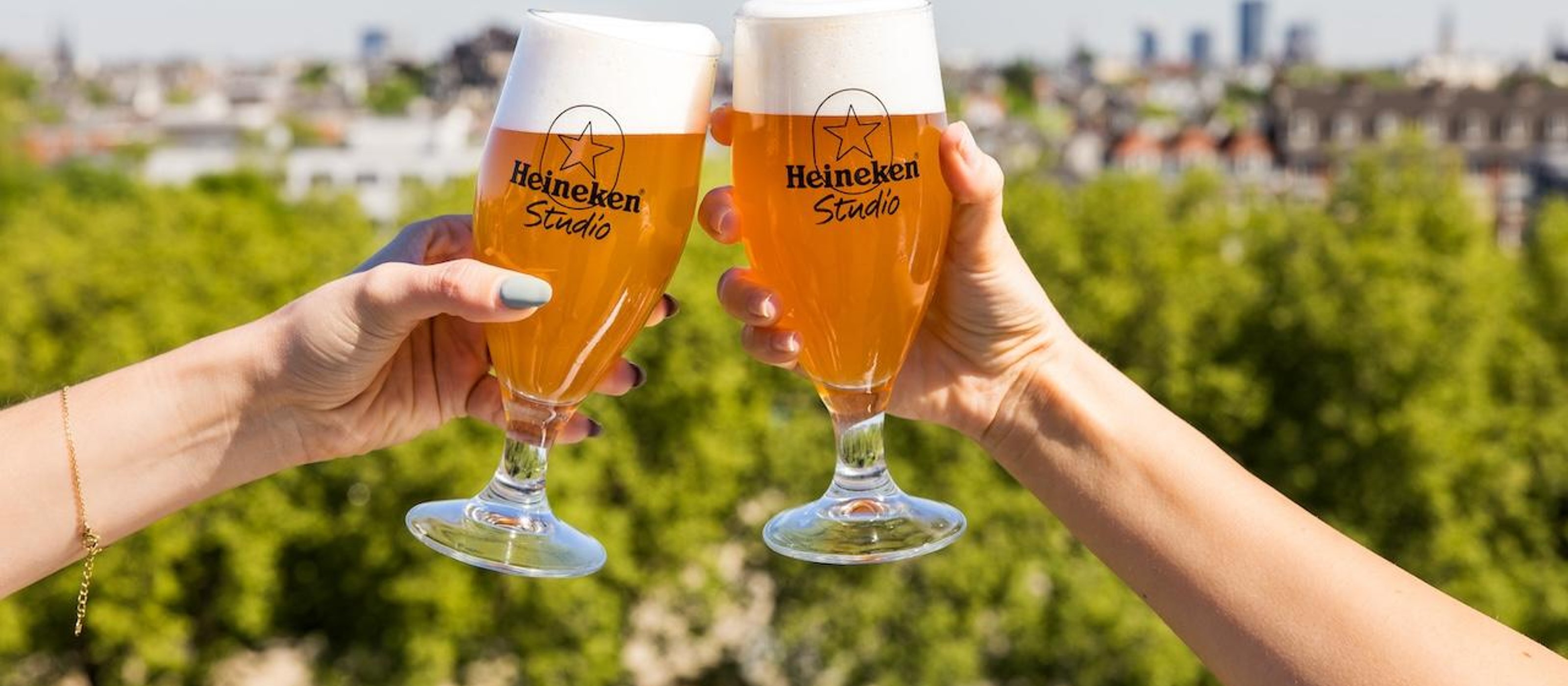 Heineken Experience: Dakterrasbar + 2 drankjes