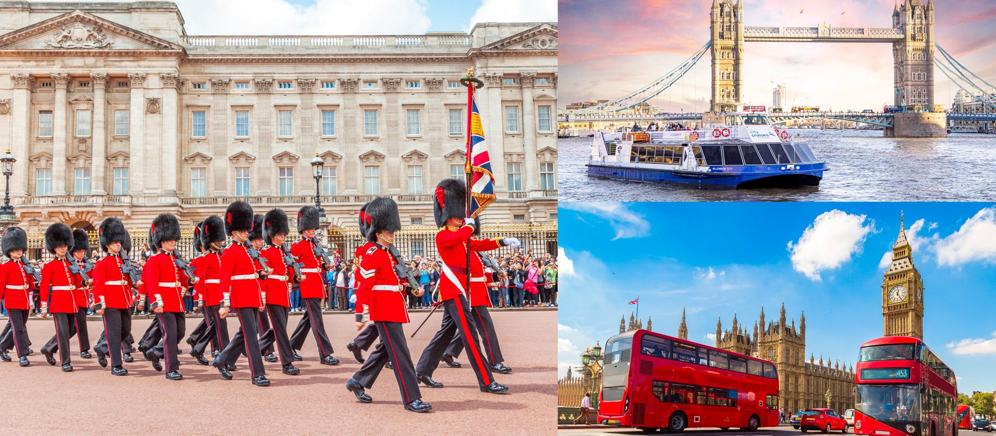 Buckingham Palace, Wachablösungstour & Flusskreuzfahrt