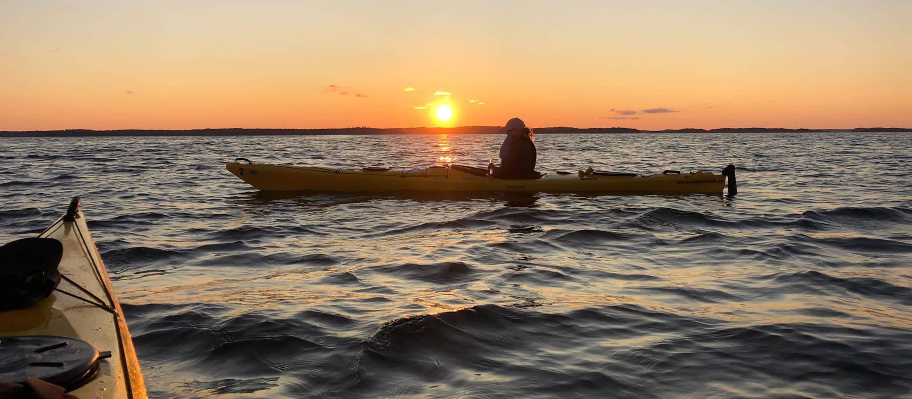 Sunset Kayak Tour in the Archipelago + Fika