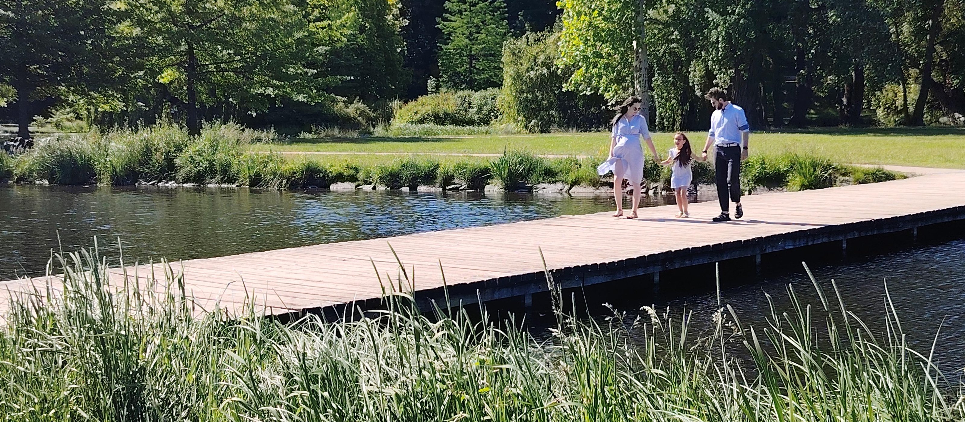 In Prag Stromovka Park Wildtier- und Geschichts-Rundgang