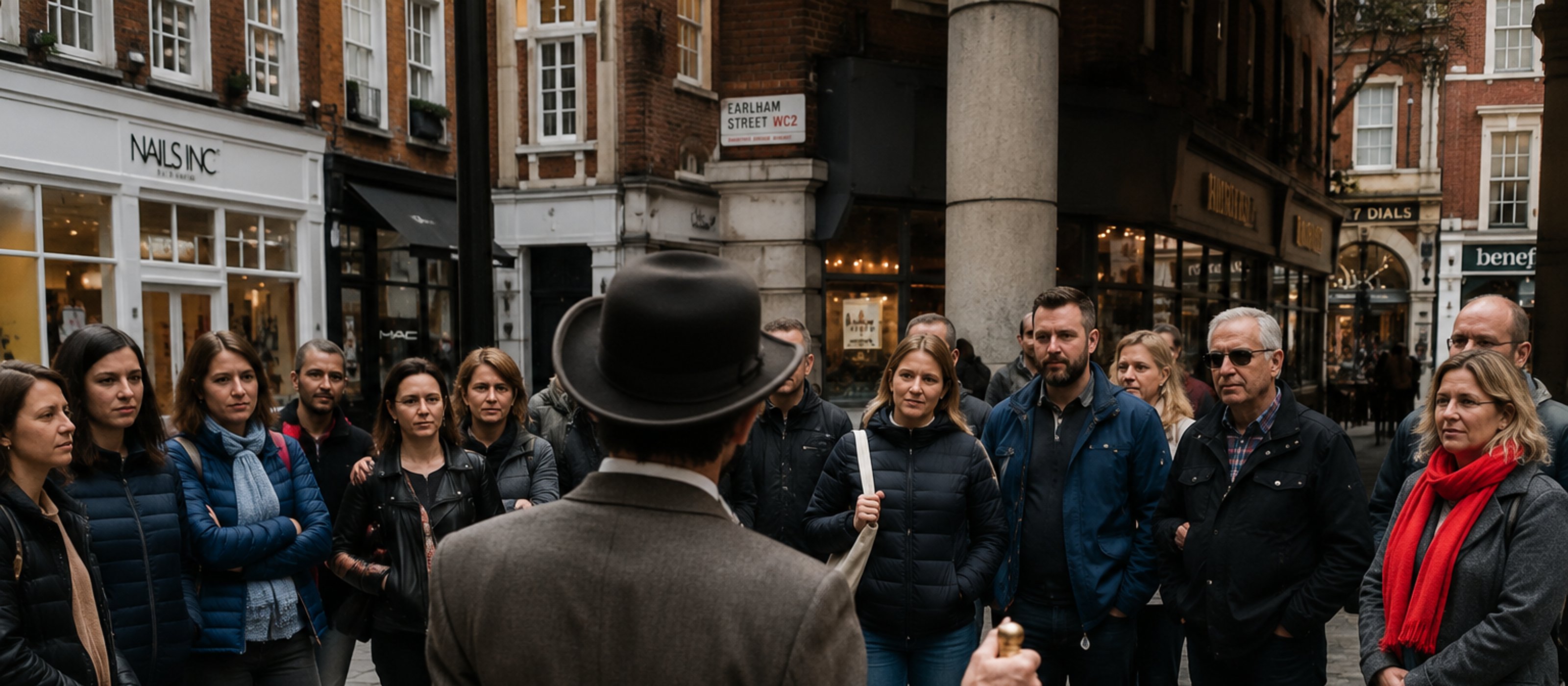 In LondonAgatha Christie Rundgang mit Kaffee & Quiz