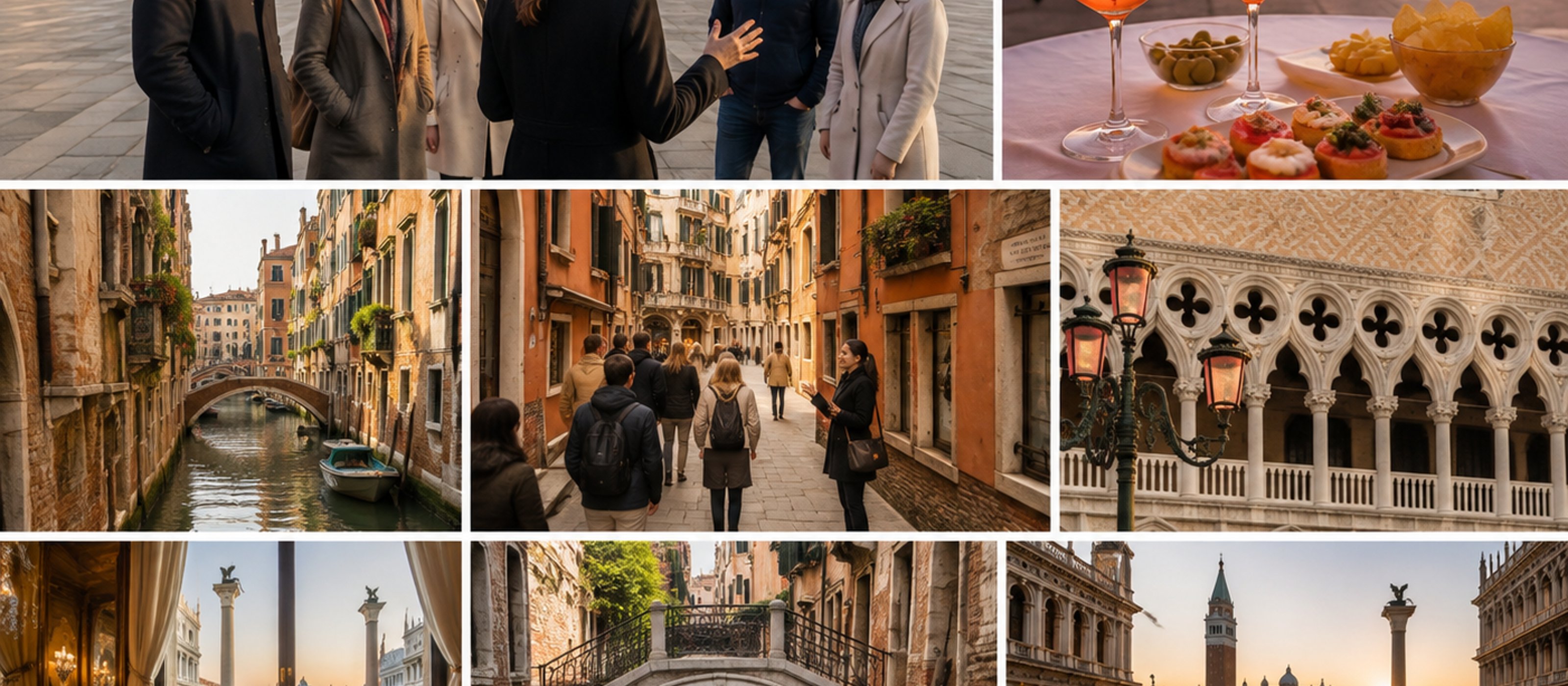 Venedig: Rundgang in einer Kleingruppe & Aperitif in einem historischen Café