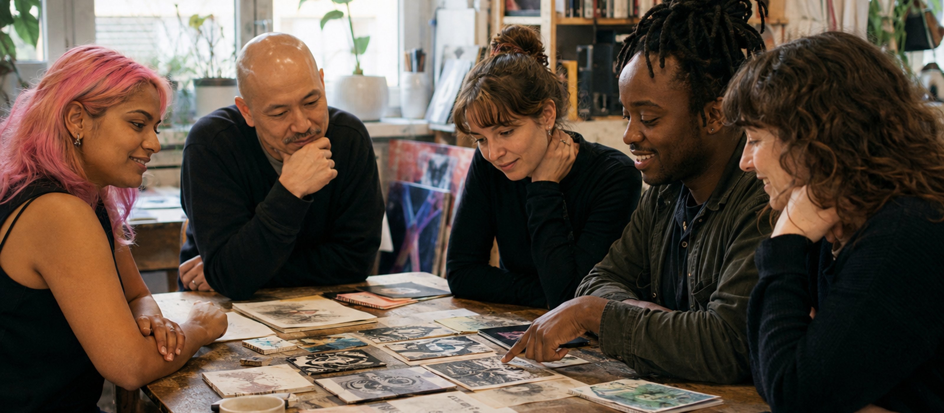 Draw Otherwise Künstler-geführter Zeichen-Workshop 75 Minuten -
