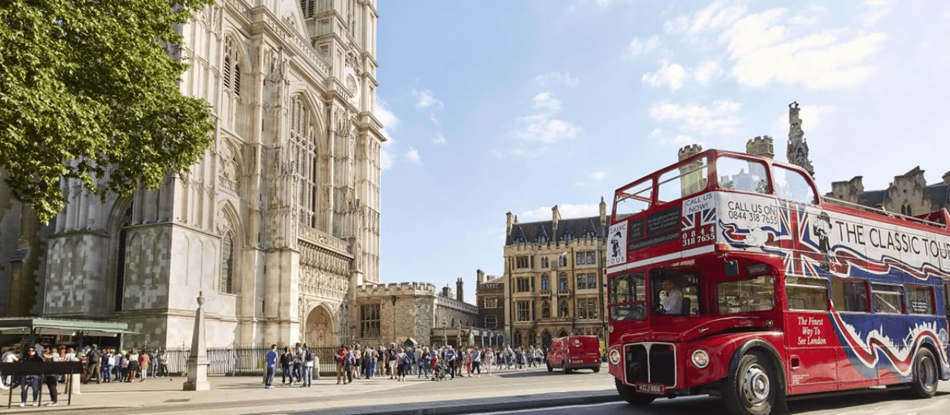 London: Geführte Open-Top-Bus Tour bei Nacht