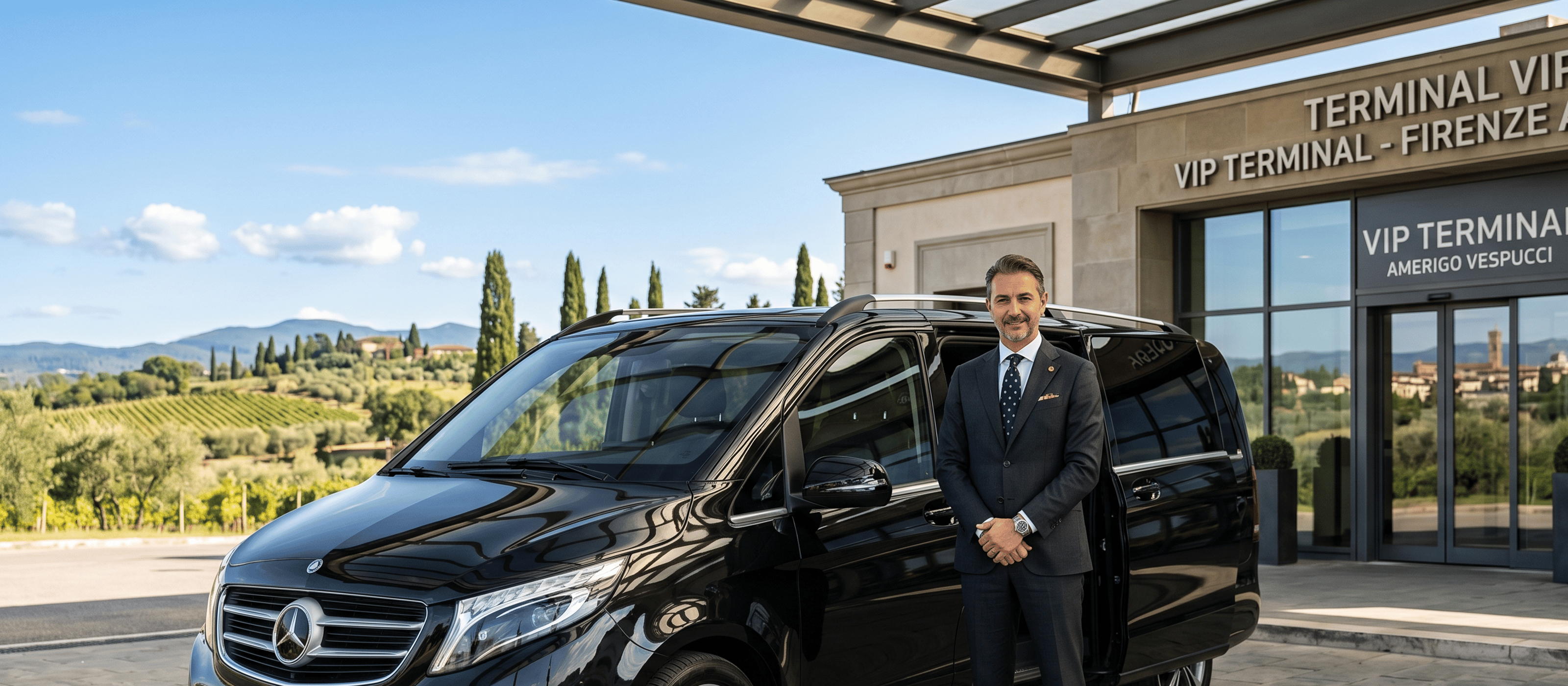 In Florenz FLR Flughafen Privater Transfer zum/vom Stadtzentrum