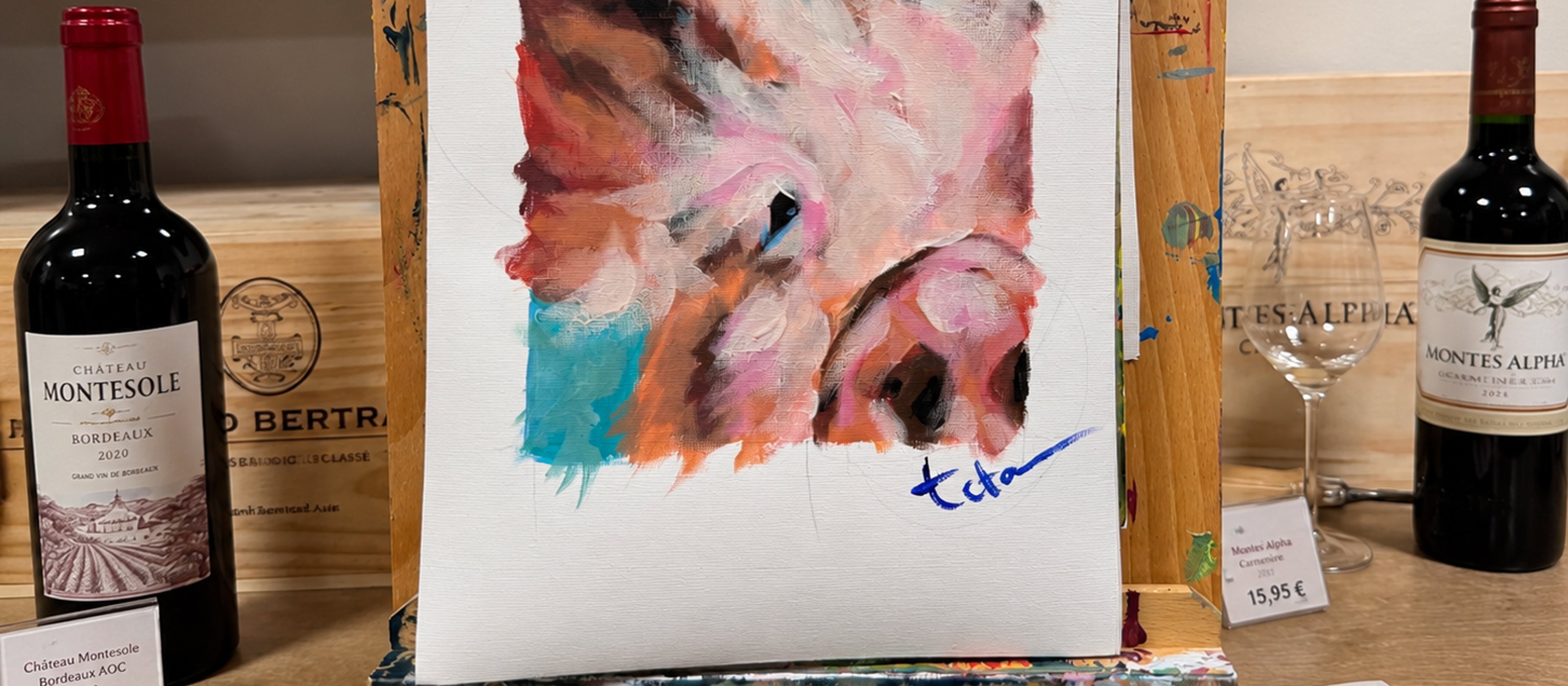 Berlin: exklusives Genussatelier - Kunst trifft Weingenuss