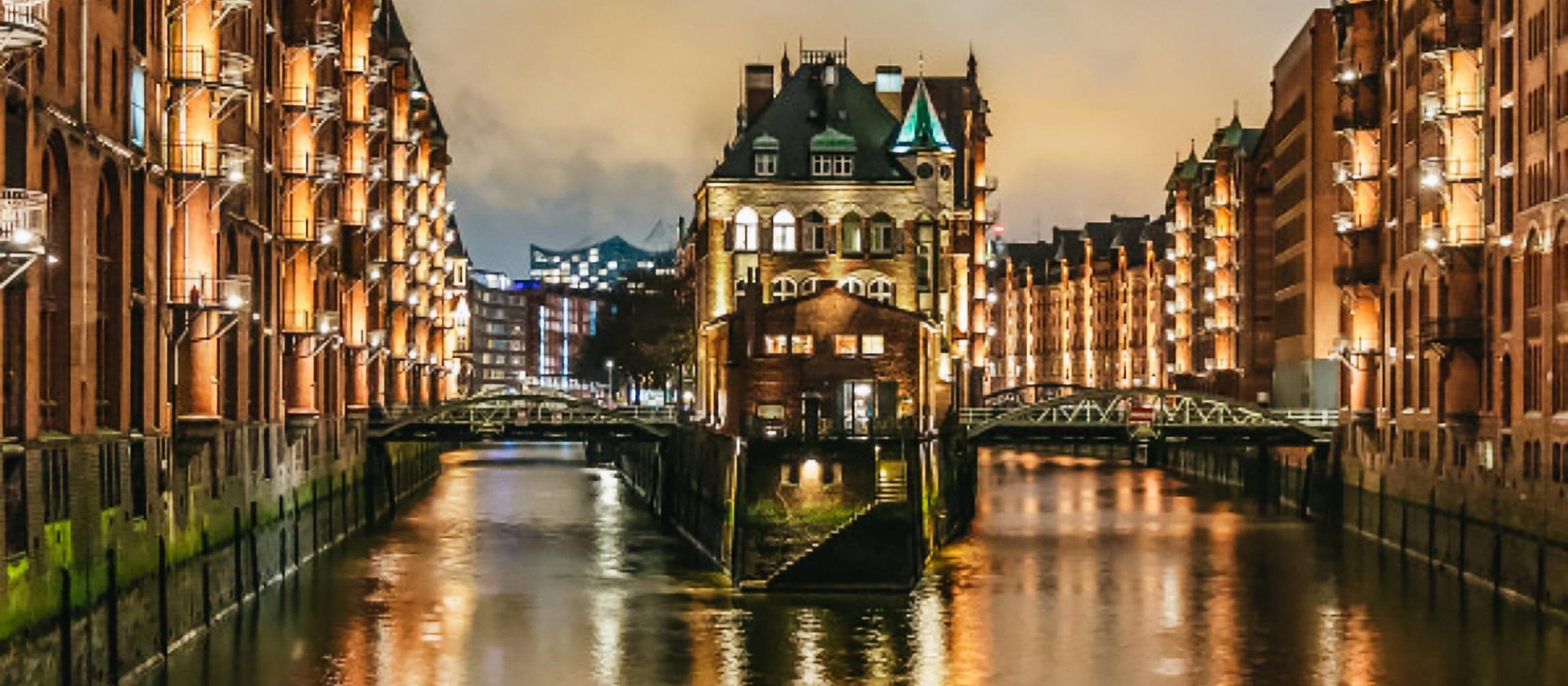 Hamburg 1,5-stündige Große Hafen-Abendlichter-Kreuzfahrt