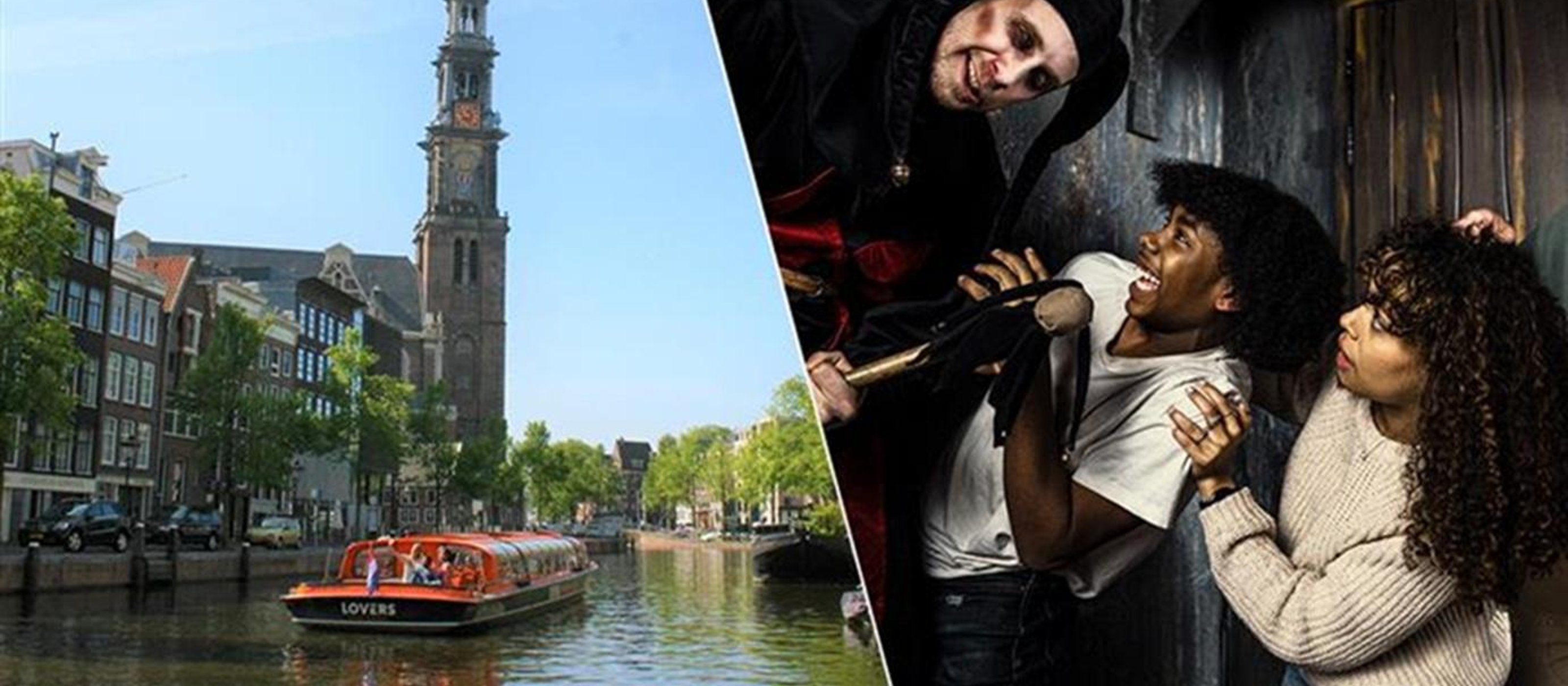 Das Amsterdam Dungeon: Eintrittskarte + 1-stündige Grachtenrundfahrt