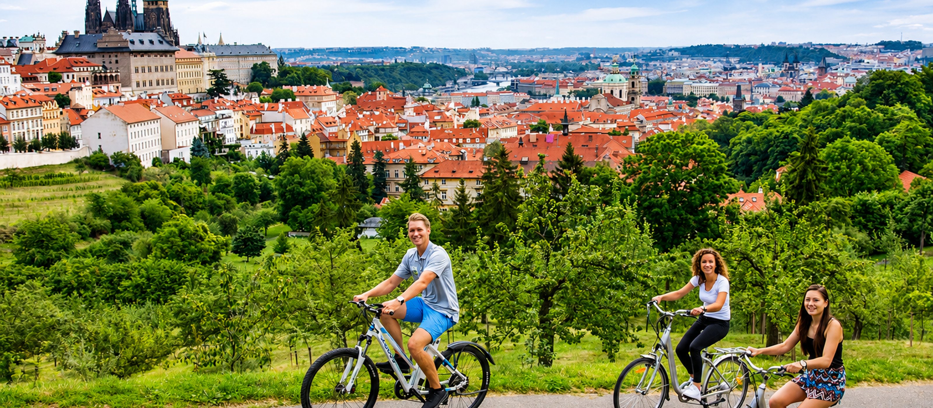 Prag: Fahrrad- oder E-Bike-Stadtrundfahrt mit einem lokalen GuideDeutsch