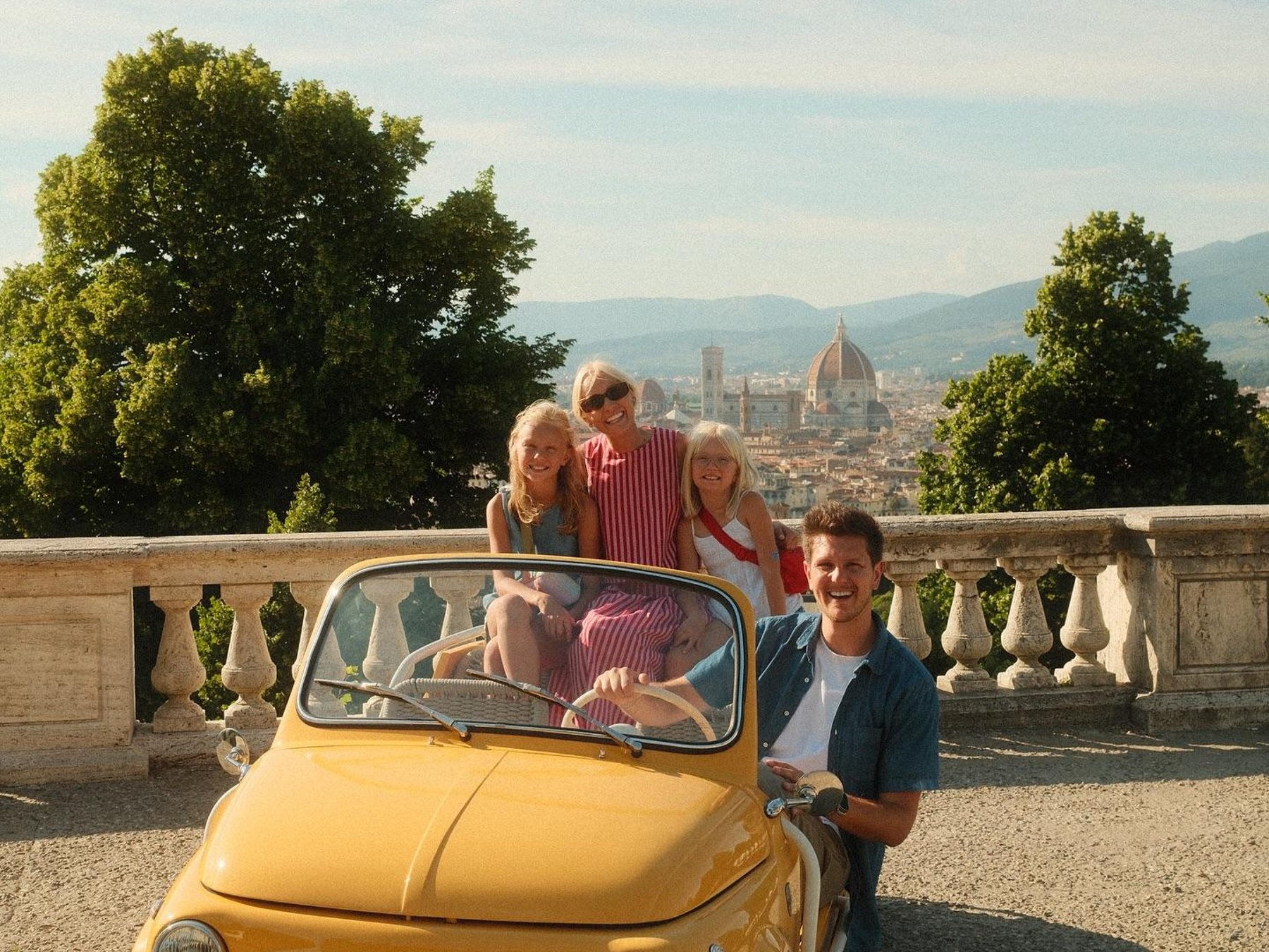 Florence Vintage Elektro-Fiat 500 – Private Stadtrundfahrt