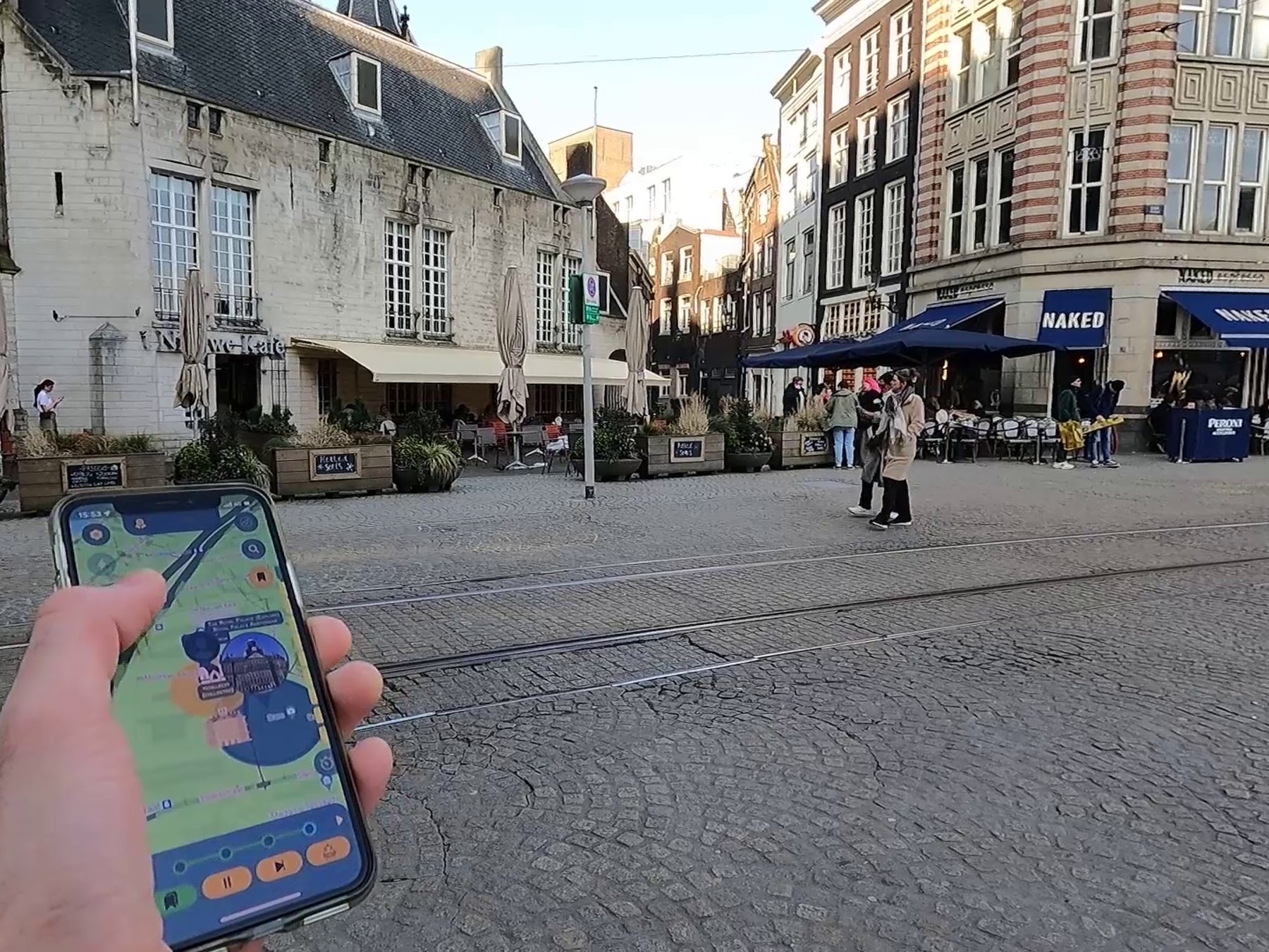 Amsterdam Rundgang mit Smartphone-App