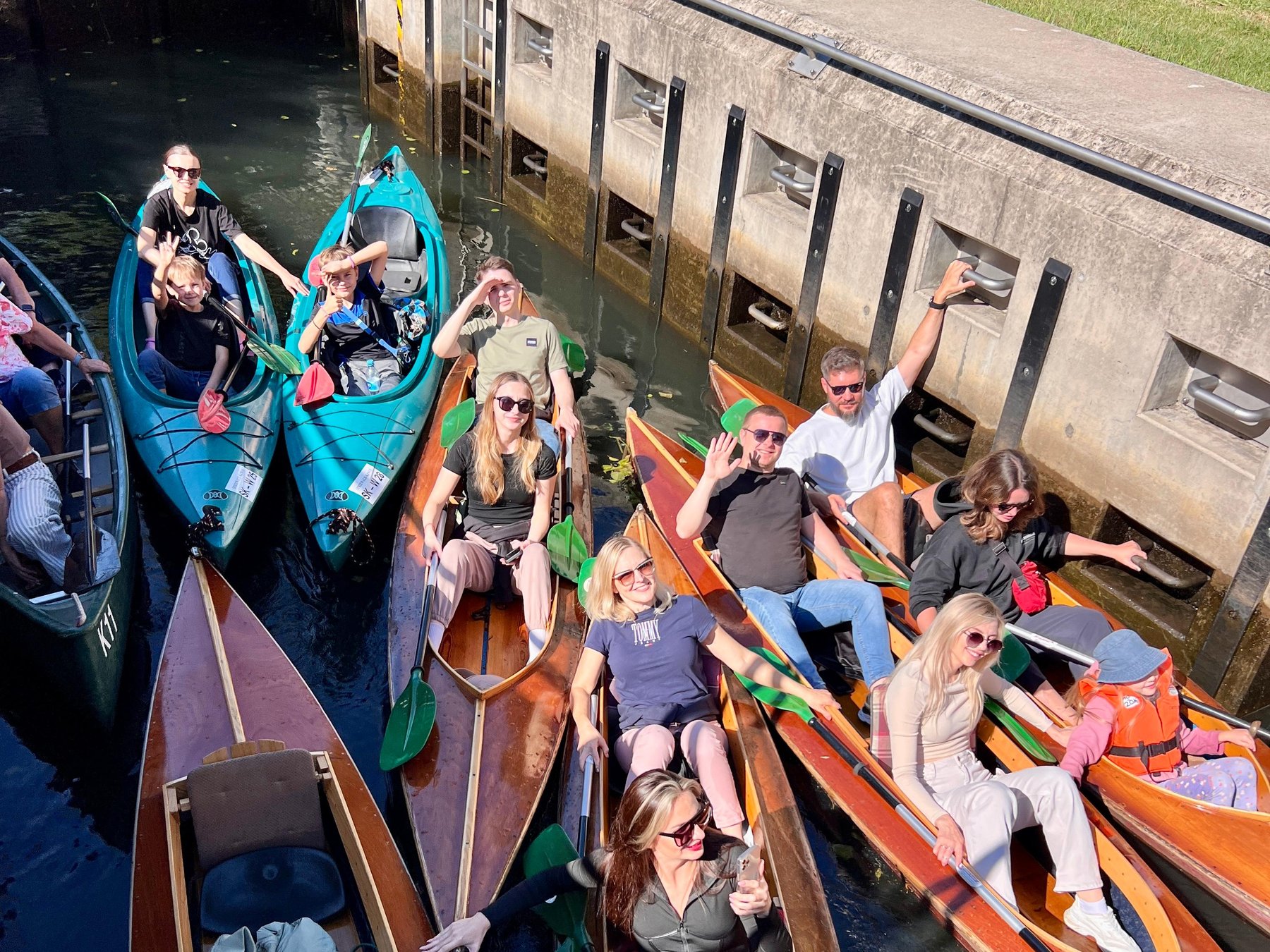 Spreewald Kajak-Tagesausflug mit Zugfahrt