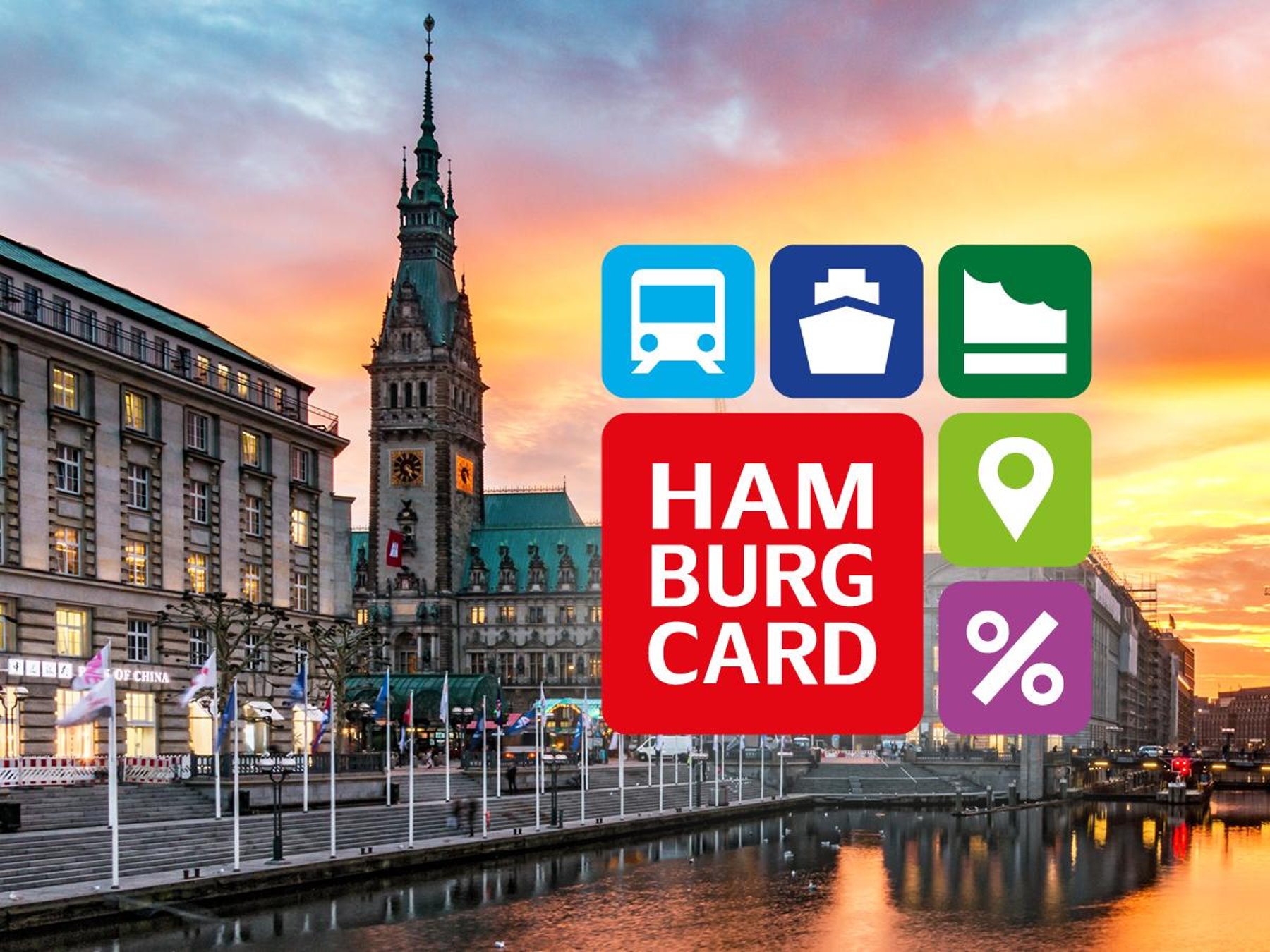 Hamburg CARD: Nahverkehr + Flughafentransfer