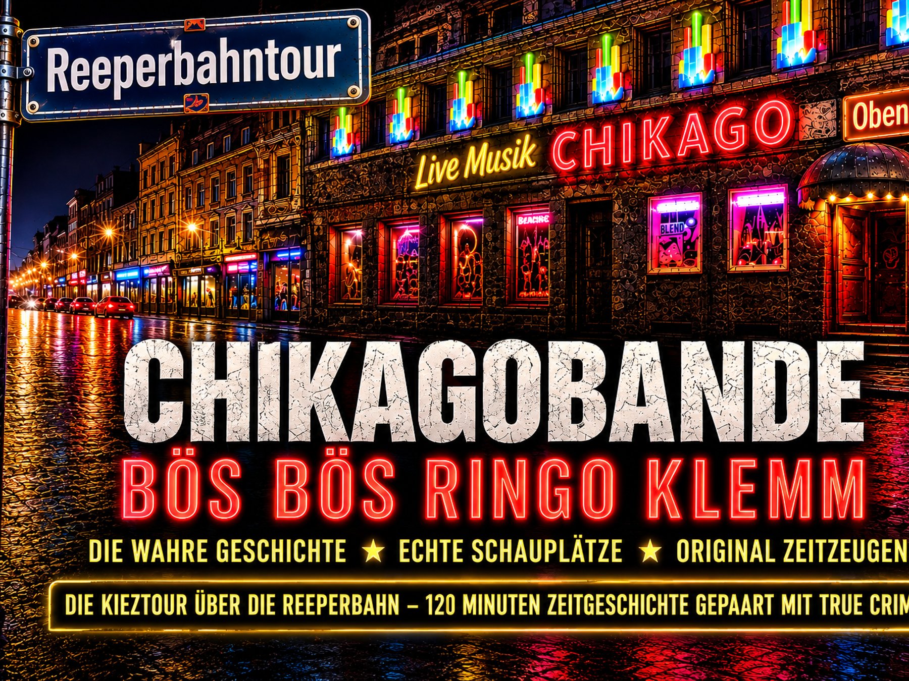 Hamburg: Reeperbahn Guided Night Walking Tour