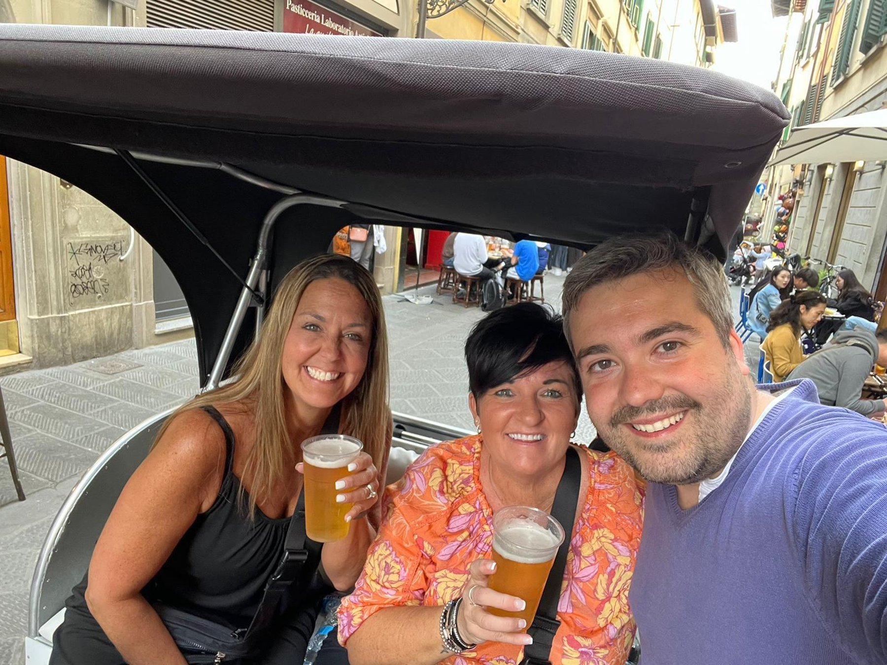 In Florenz: Lokale Food-Tour mit einer Rikscha 1h 30m