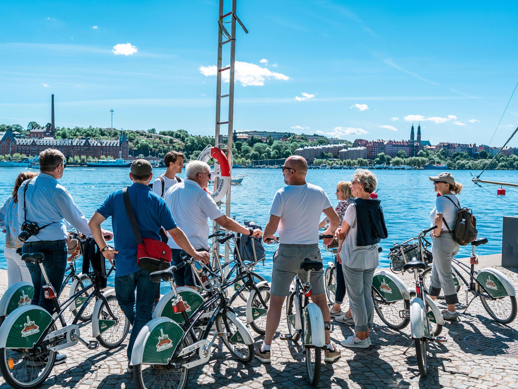 Stockholm 3-stündige private geführte Fahrradtour