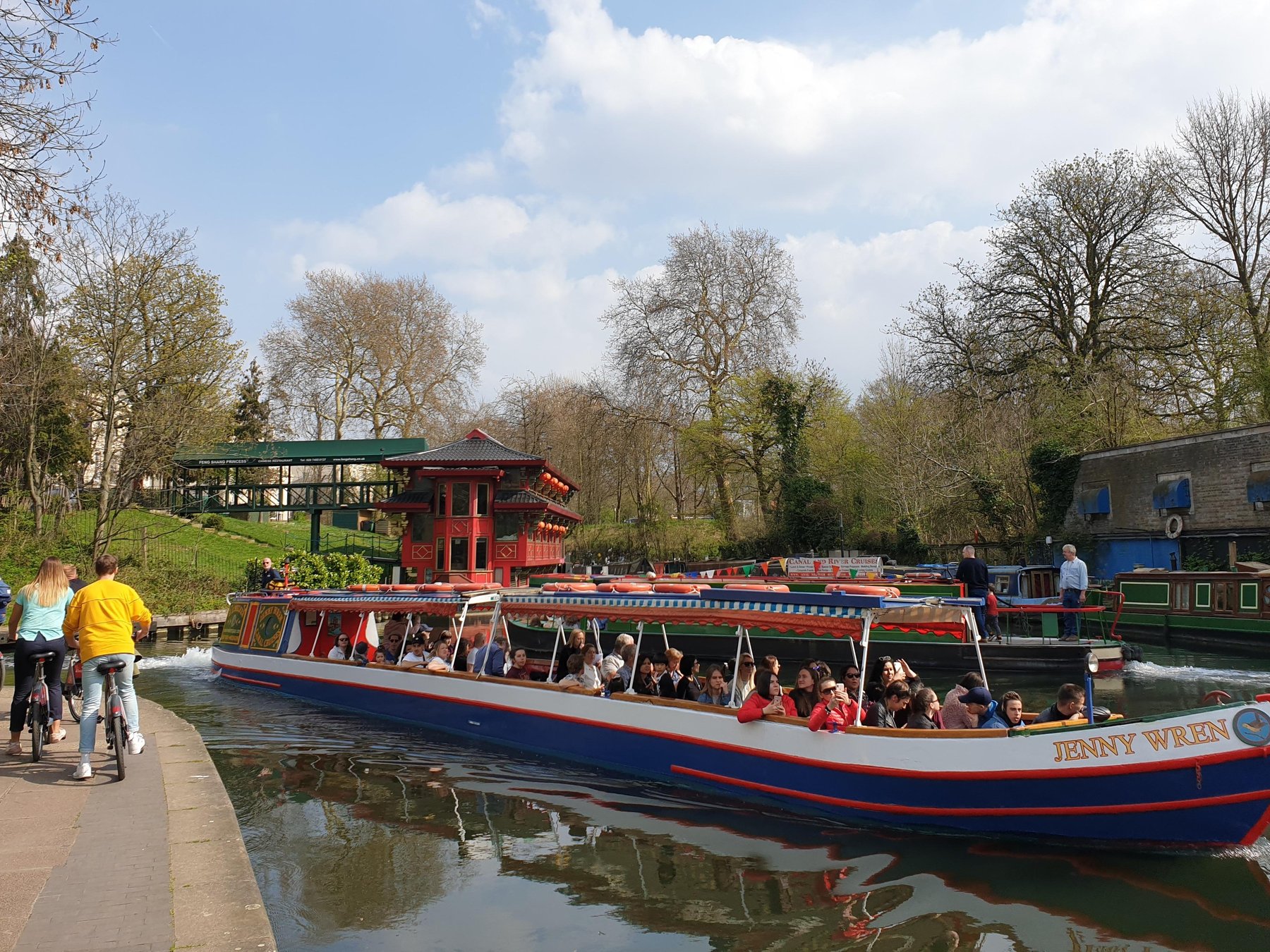 Kanalbootfahrt auf Camden Lock