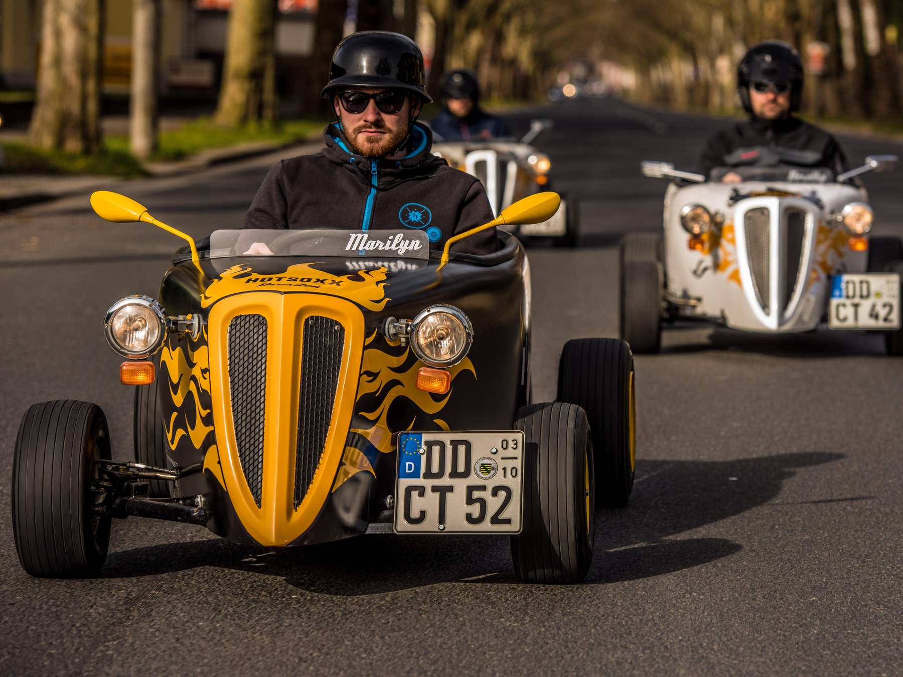 Hot Rod Stadtrundfahrt - Sightseeing mit Adrenalin-Faktor