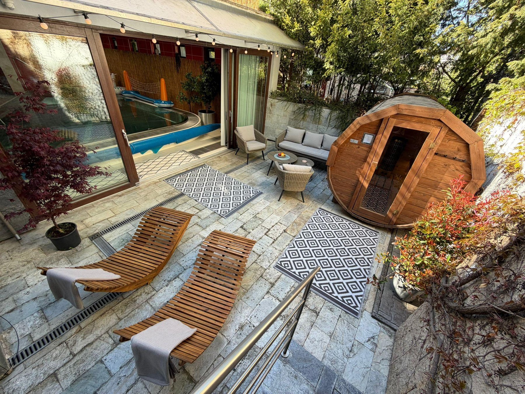 Prag: Exklusives privates Spa mit Pool, Sauna & Whirlpool