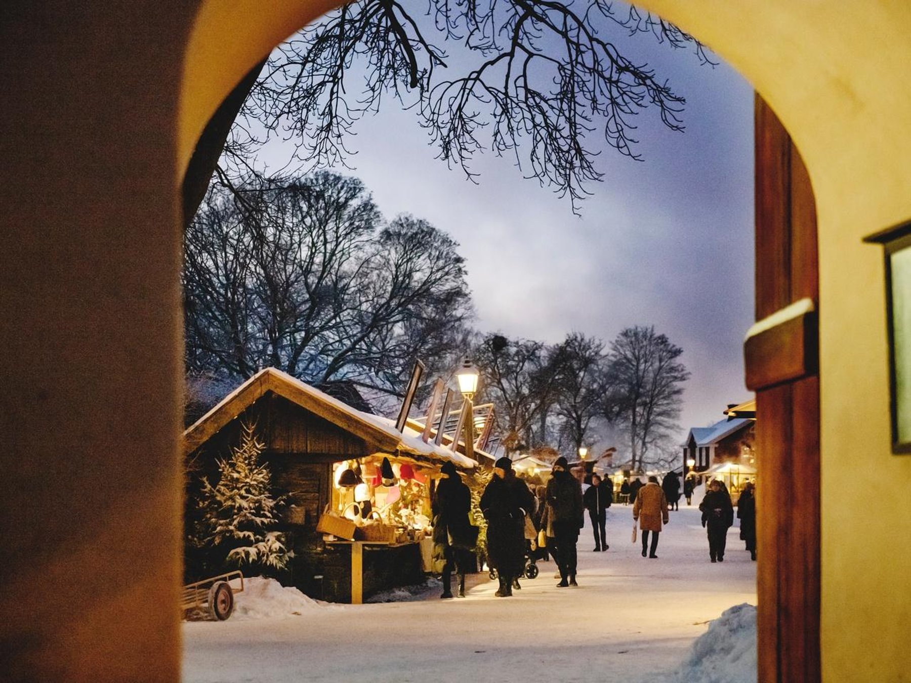 Weihnachtsmarkt in Skansen