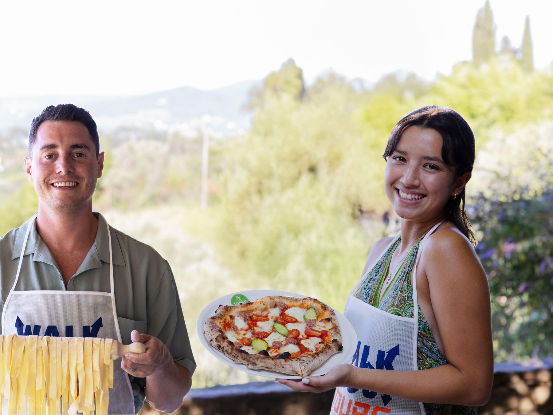 Pizza- oder Pasta-Kurs mit Gelato auf einem toskanischen Bauernhof