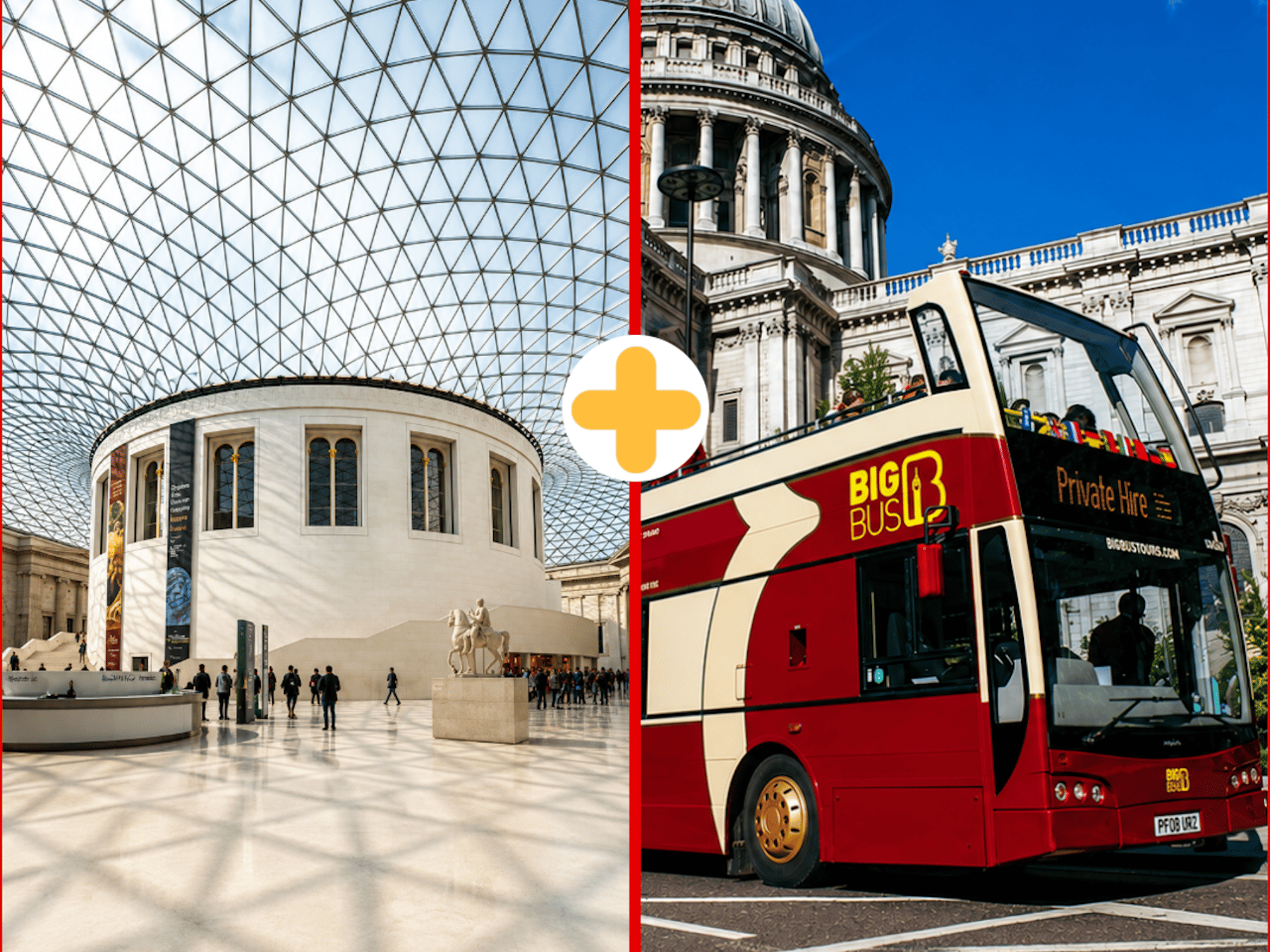 British Museum Prioritäts-Tour & Hop-On Hop-Off Bus