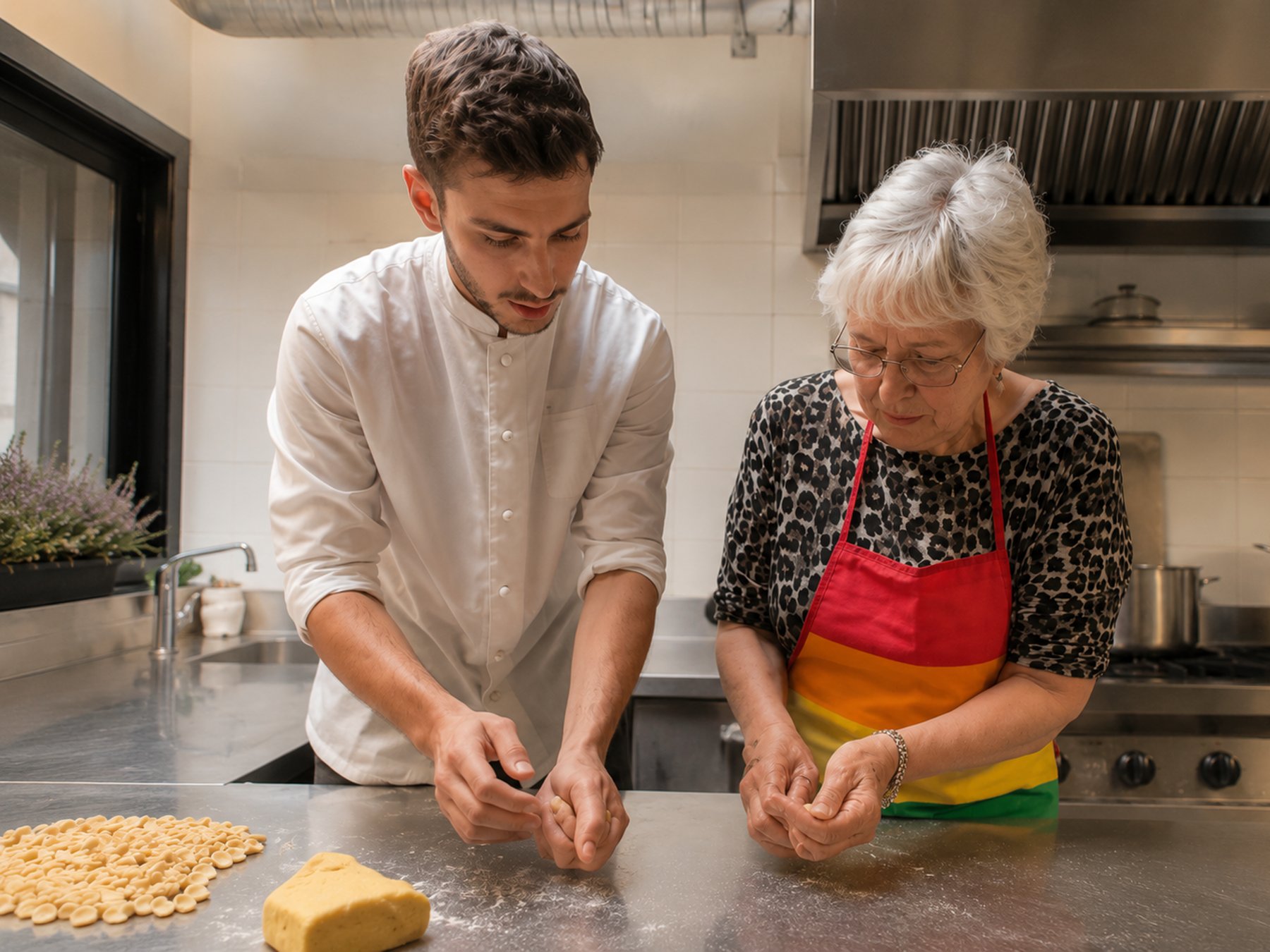 Markt-Tour & Authentischer italienischer Familienessen-Kurs