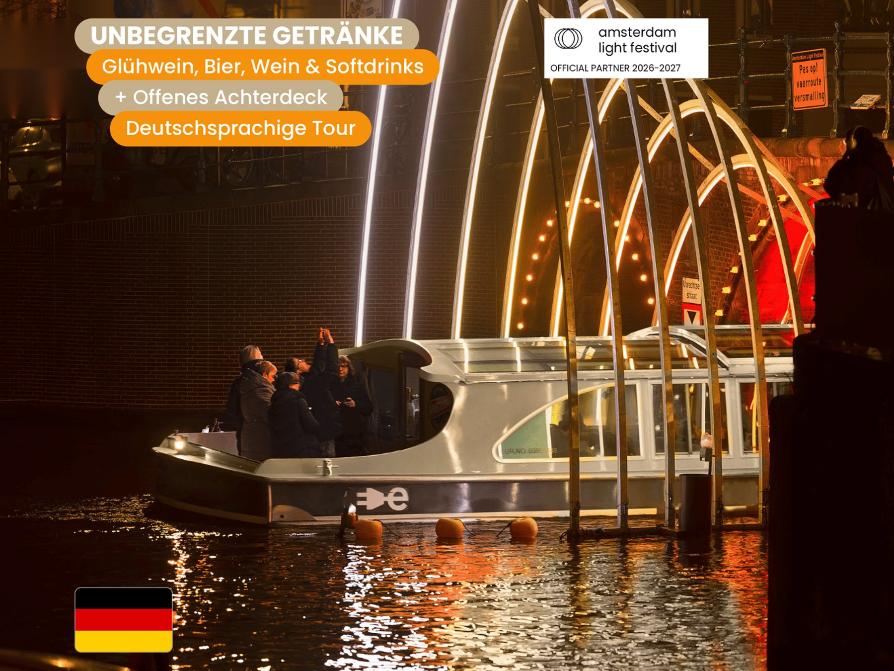 Amsterdam Light Festival: Bootstour