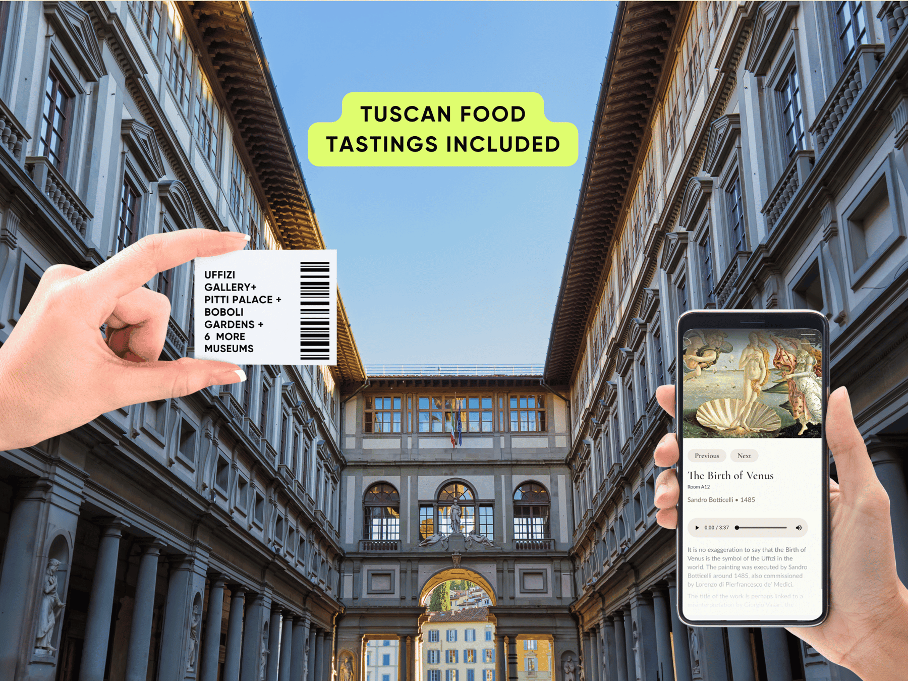 Uffizien, Palazzo Pitti & Boboli-Garten: 5-Tage-Pass