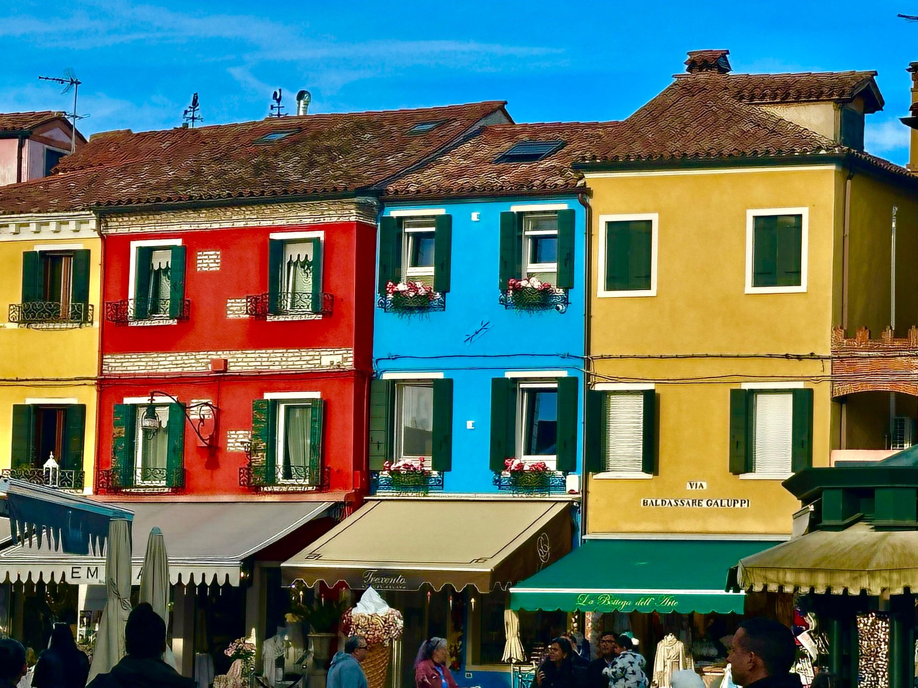 Bootstour und Besuch von Murano-Glas und Burano-Spitze