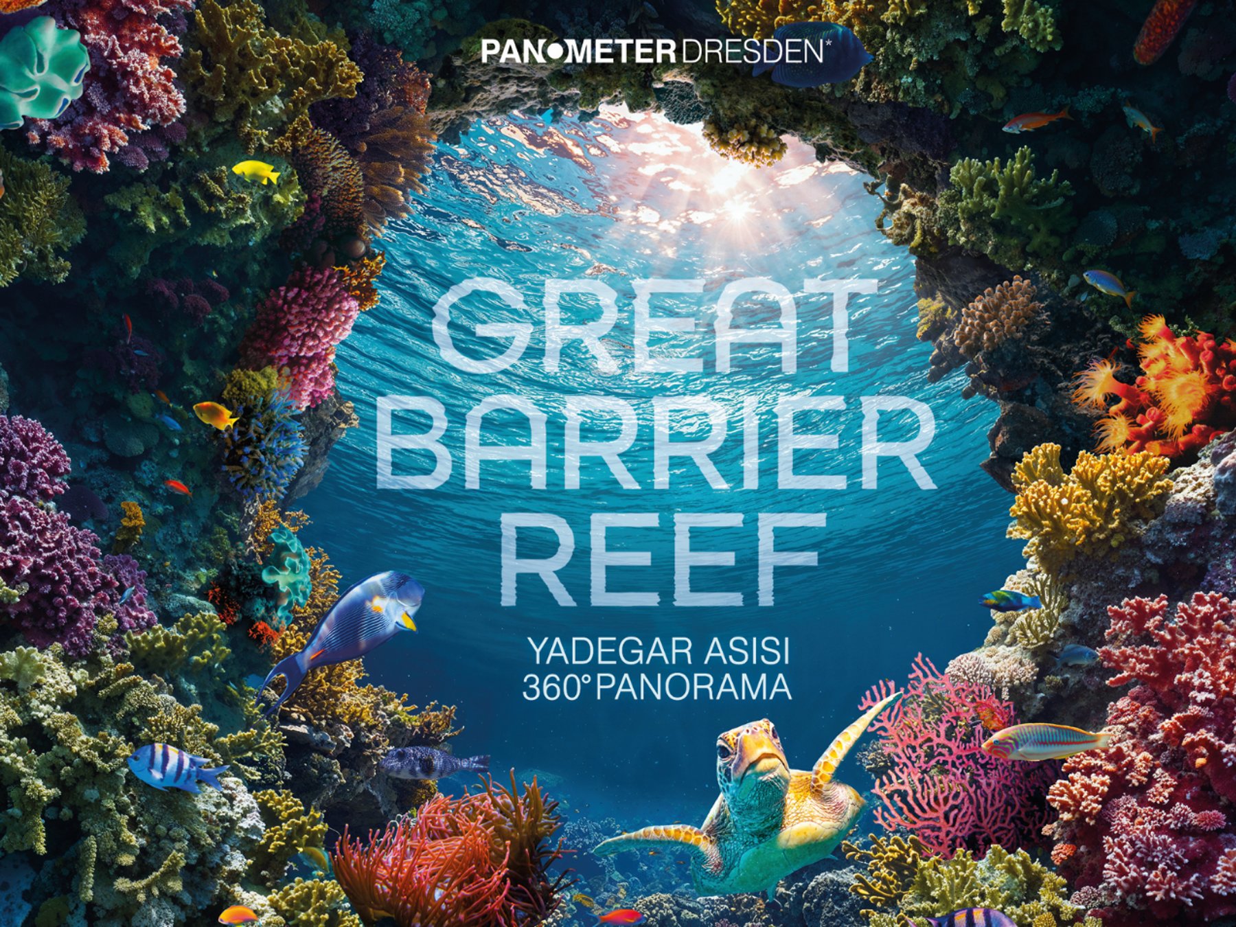 Eintrittspreis - 360°-Panorama „Great Barrier Reef“ im Panometer Dresden
