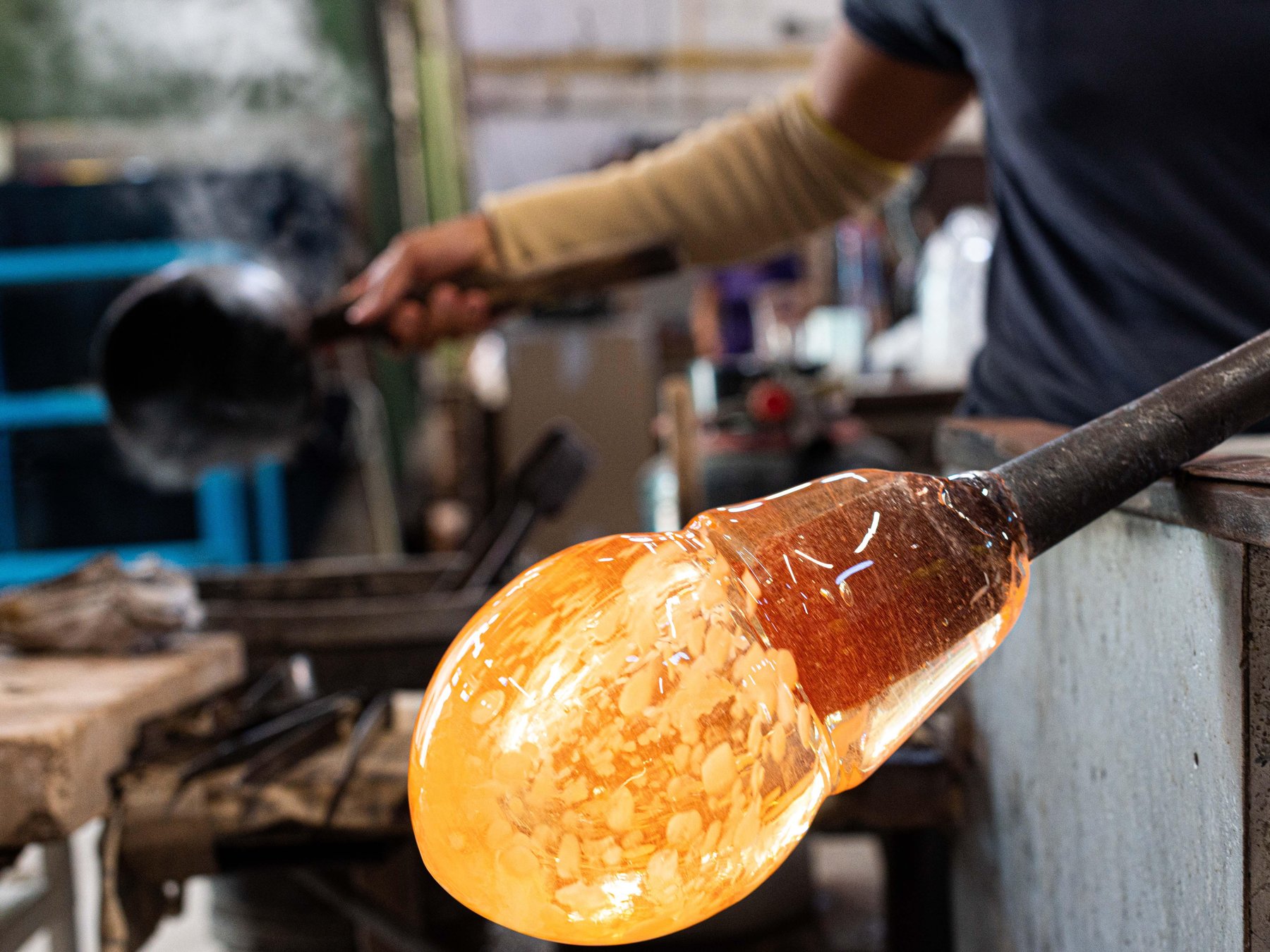 Murano: Glasbläservorführung + Transfer (einfach)