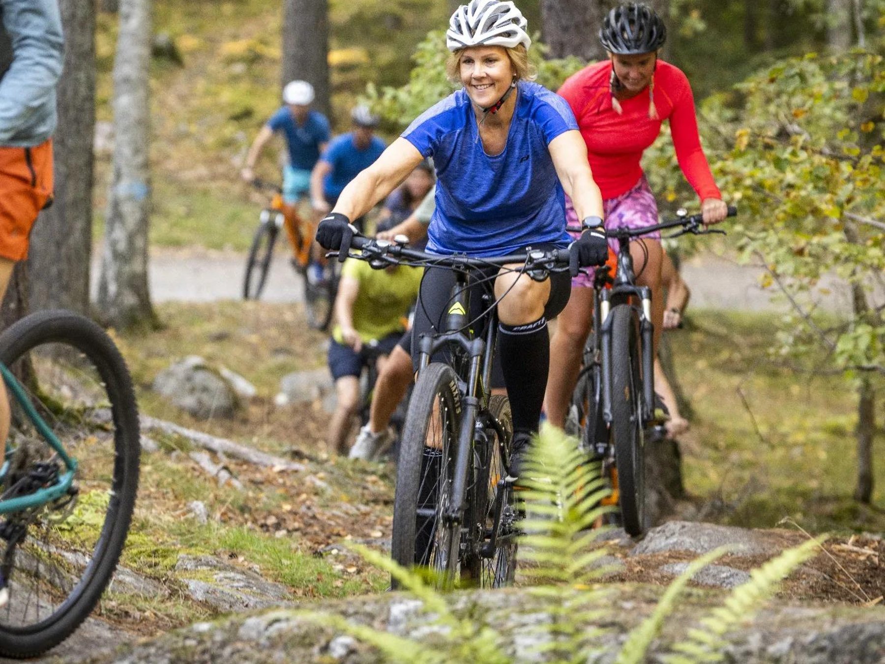Uppsala Mountainbike-Verleih mit Helm