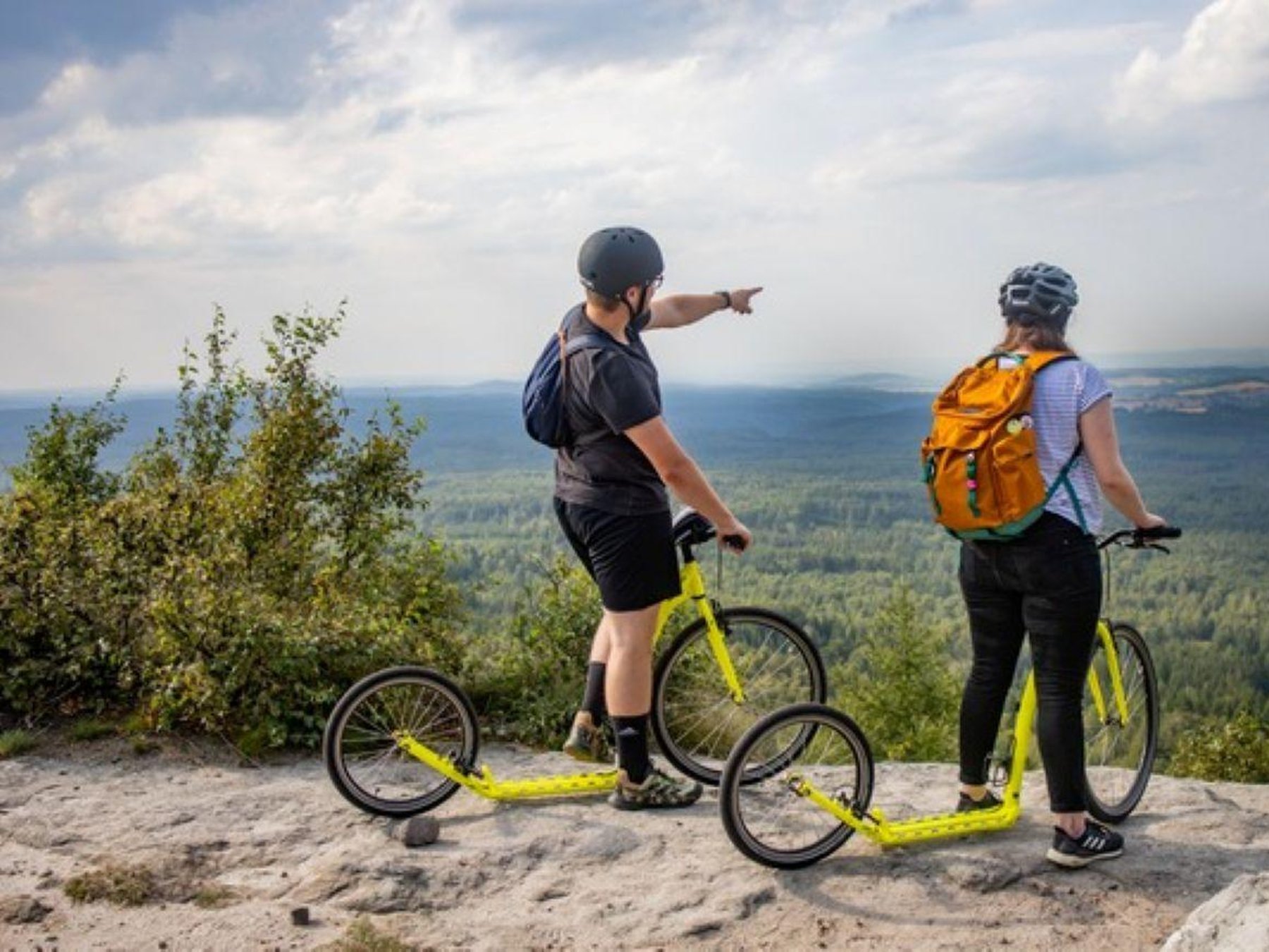 Děčín Böhmische Schweiz Roller-Downhill-Tour