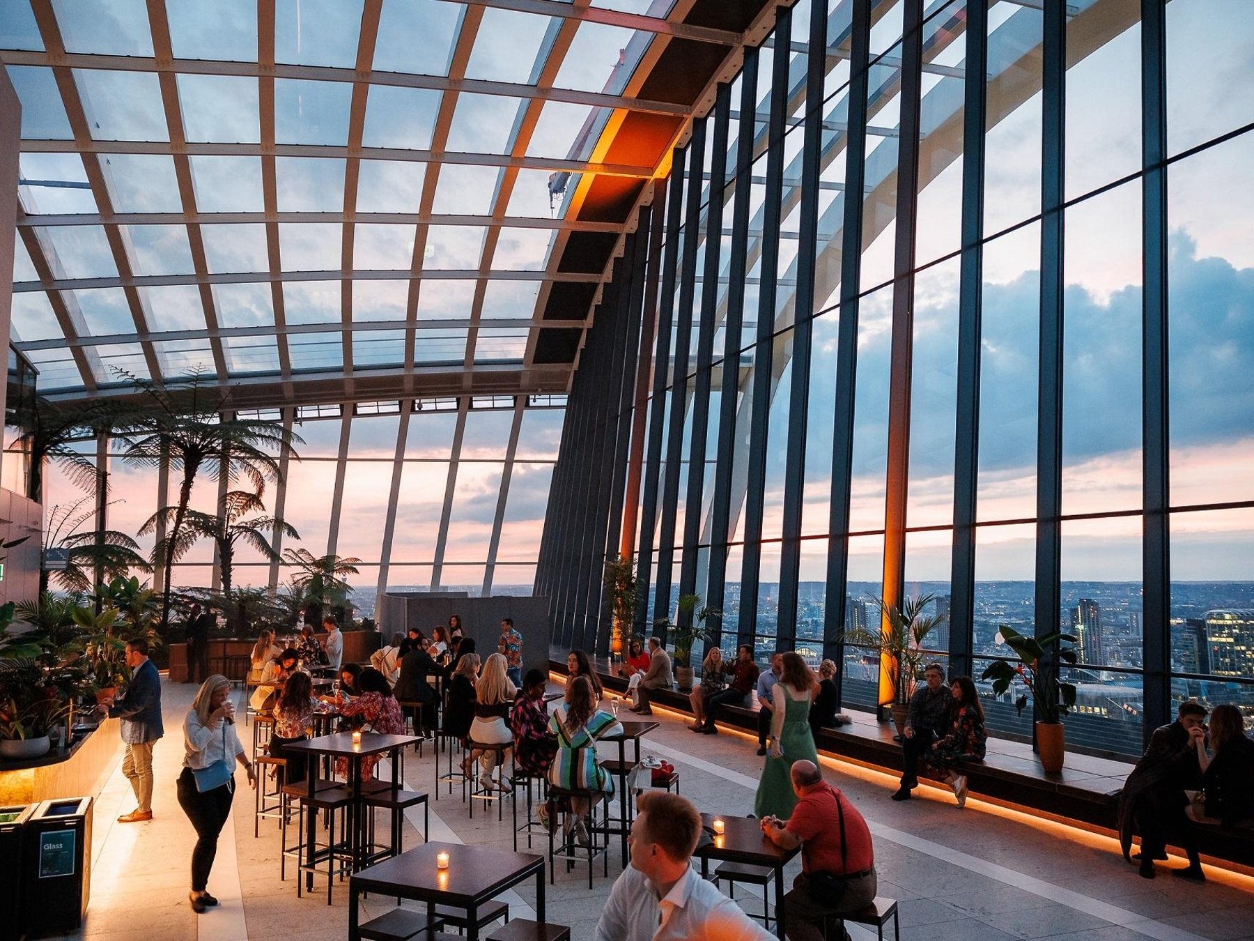 Sky Garden Eintritt mit Abendessen im The Larch