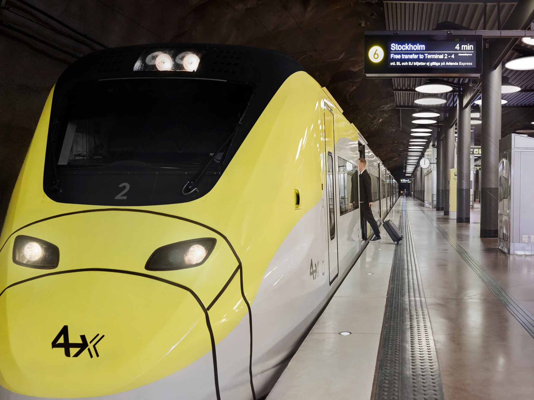 Flughafen Arlanda (ARN): Zugtransfer nach/von Stockholm