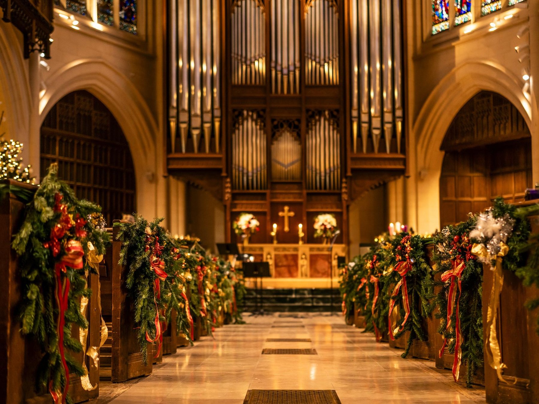 Private Tour mit Weihnachtsliedern und Lichtern