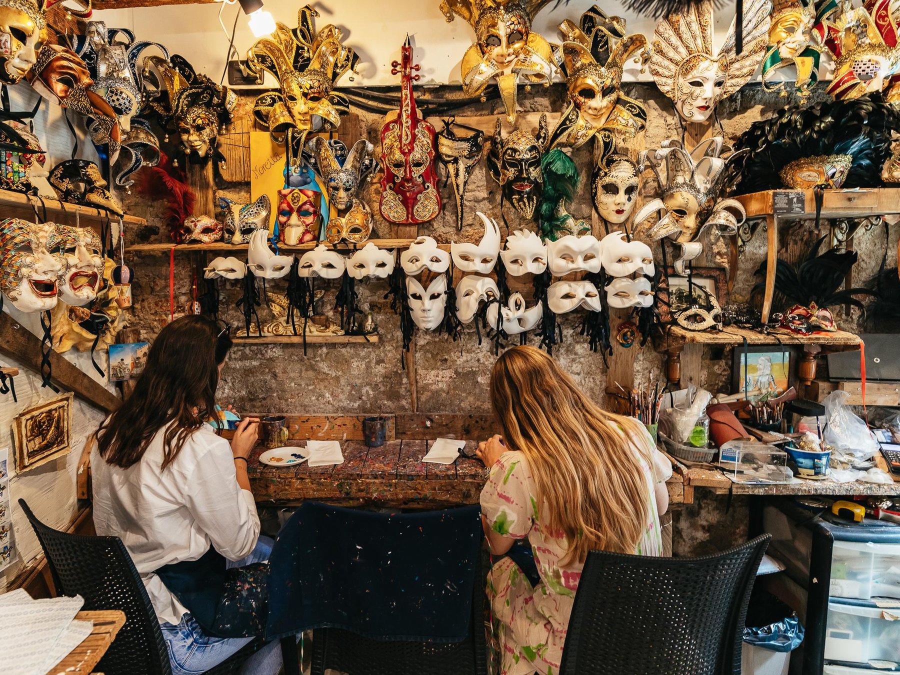 Karneval Maskenherstellung in Venedig