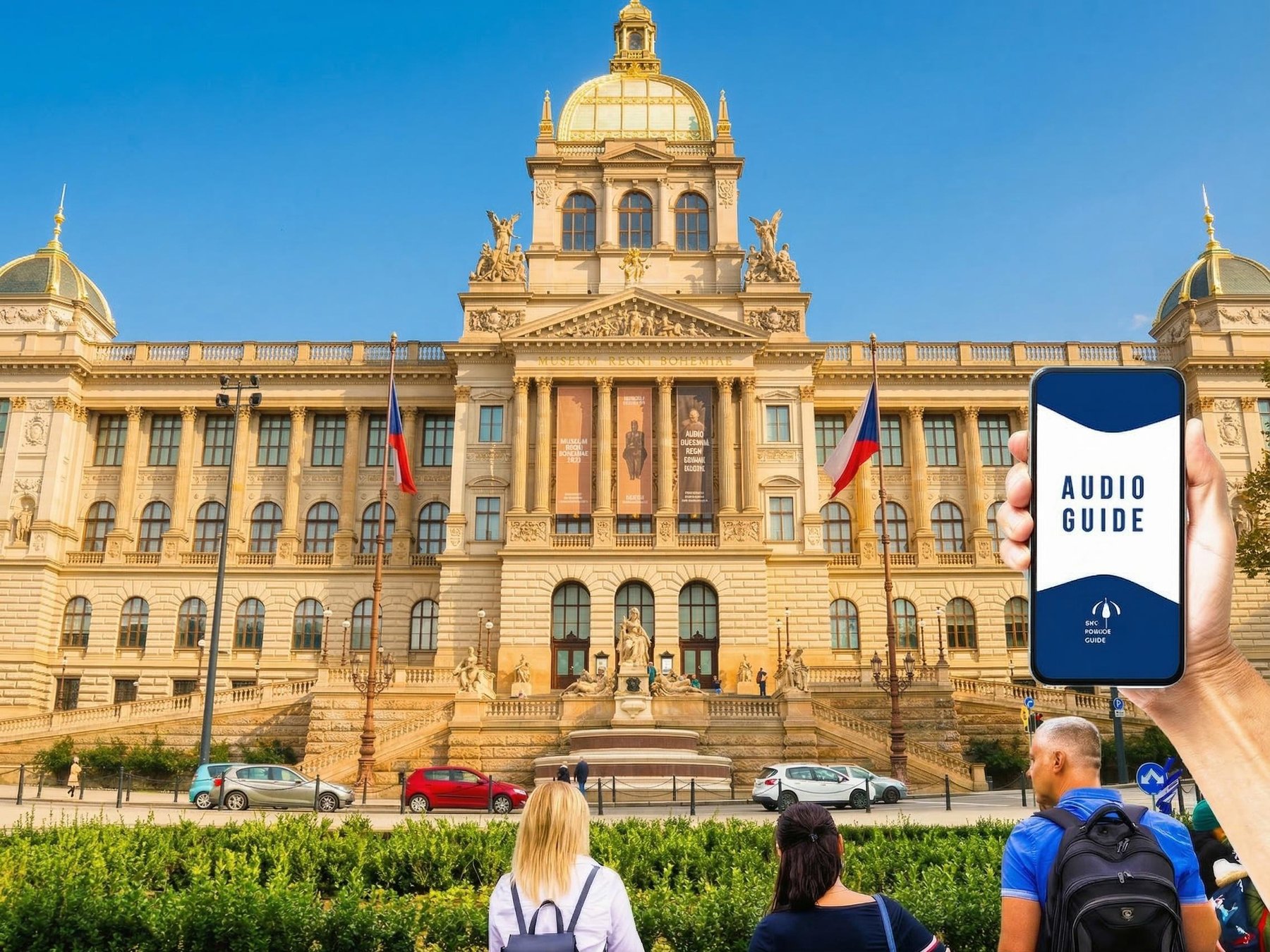 Prag Nationalmuseum Ticket & Online-Audioguide Stadtrundfahrt